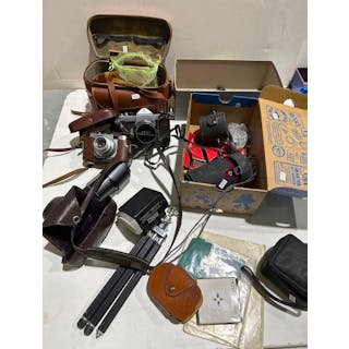Vintage cameras and accessories inc, Pentax Asahi Spotmatic.