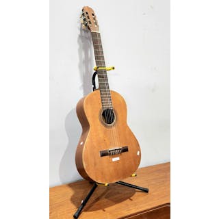 Vintage 6-string acoustic guitar by Espana. With guitar stand.