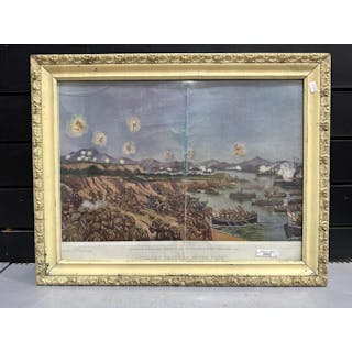 Framed print of "Glory That Can Never Fade" - landing of...