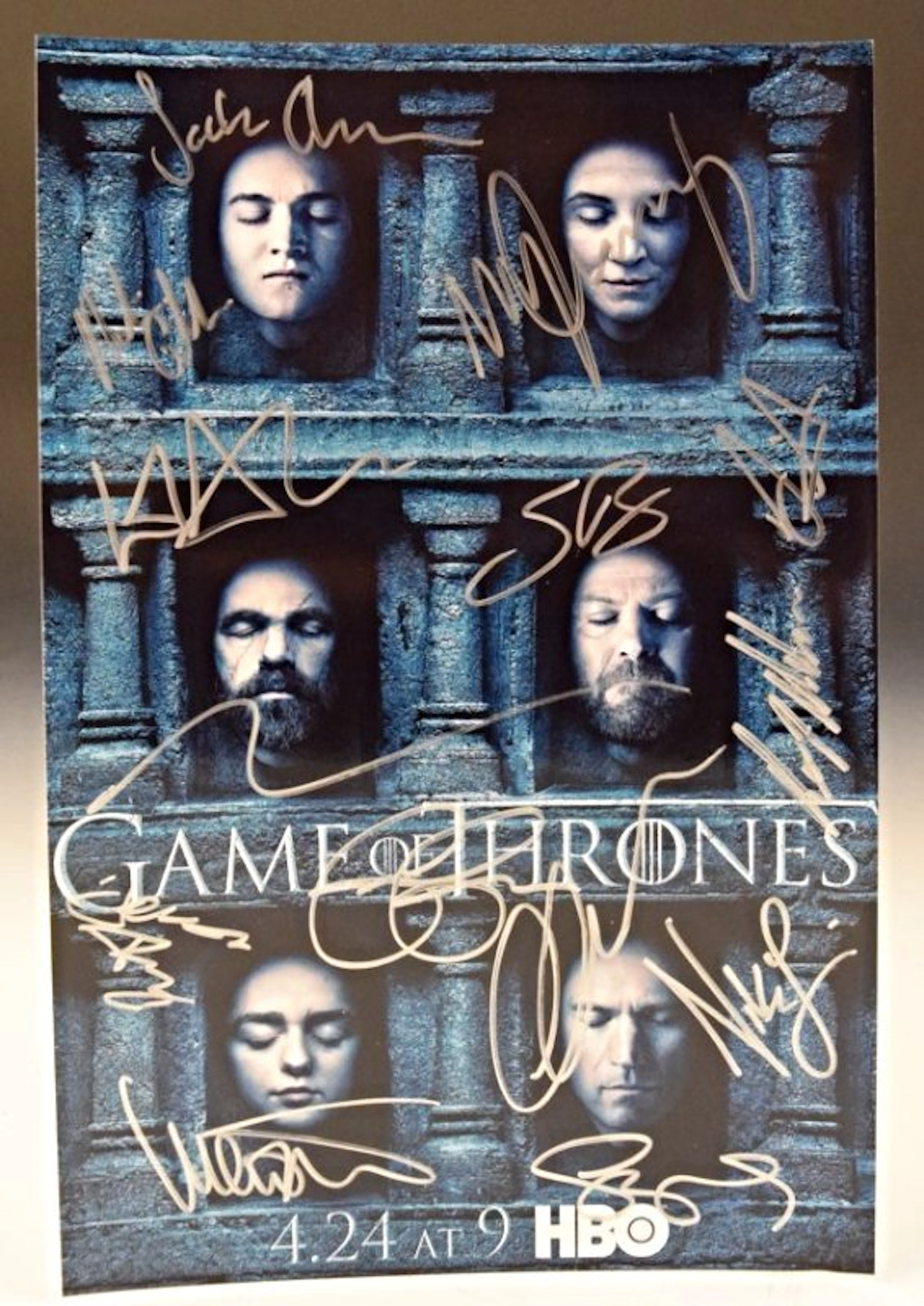 Game Of Thrones Cast Signed Photo