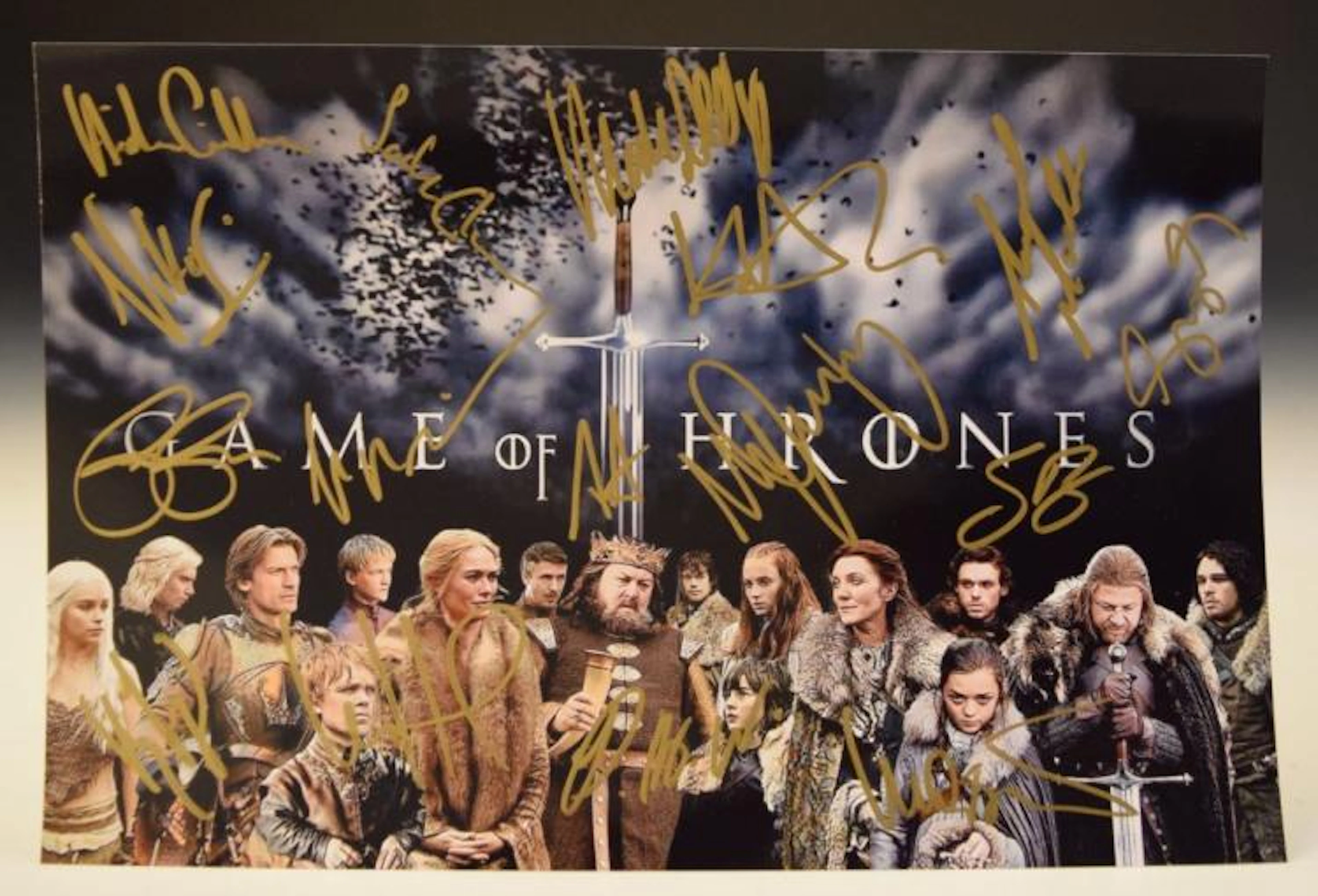 Game Of Thrones Cast Signed Photograph