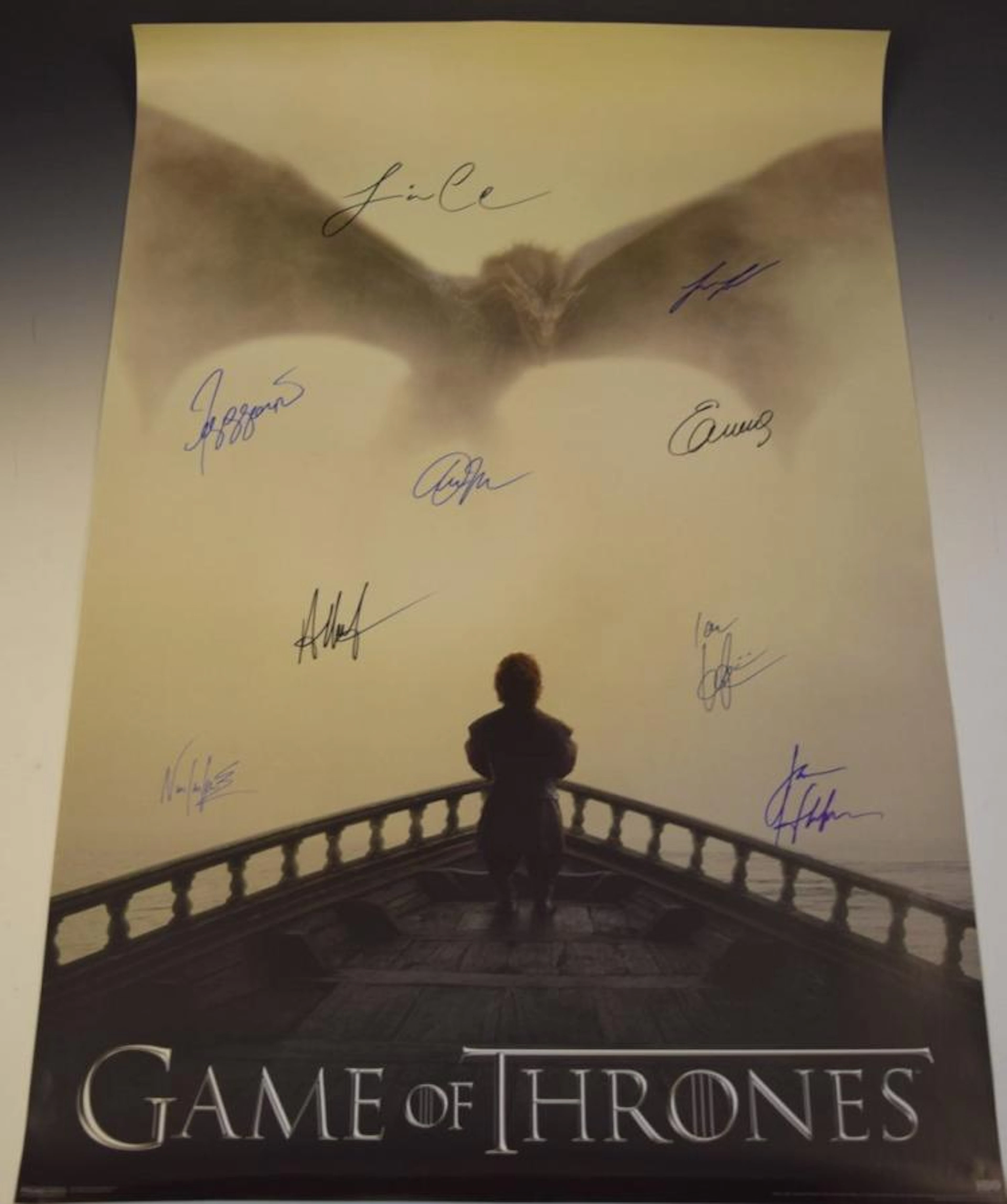 Game of Thrones Cast Signed Poster