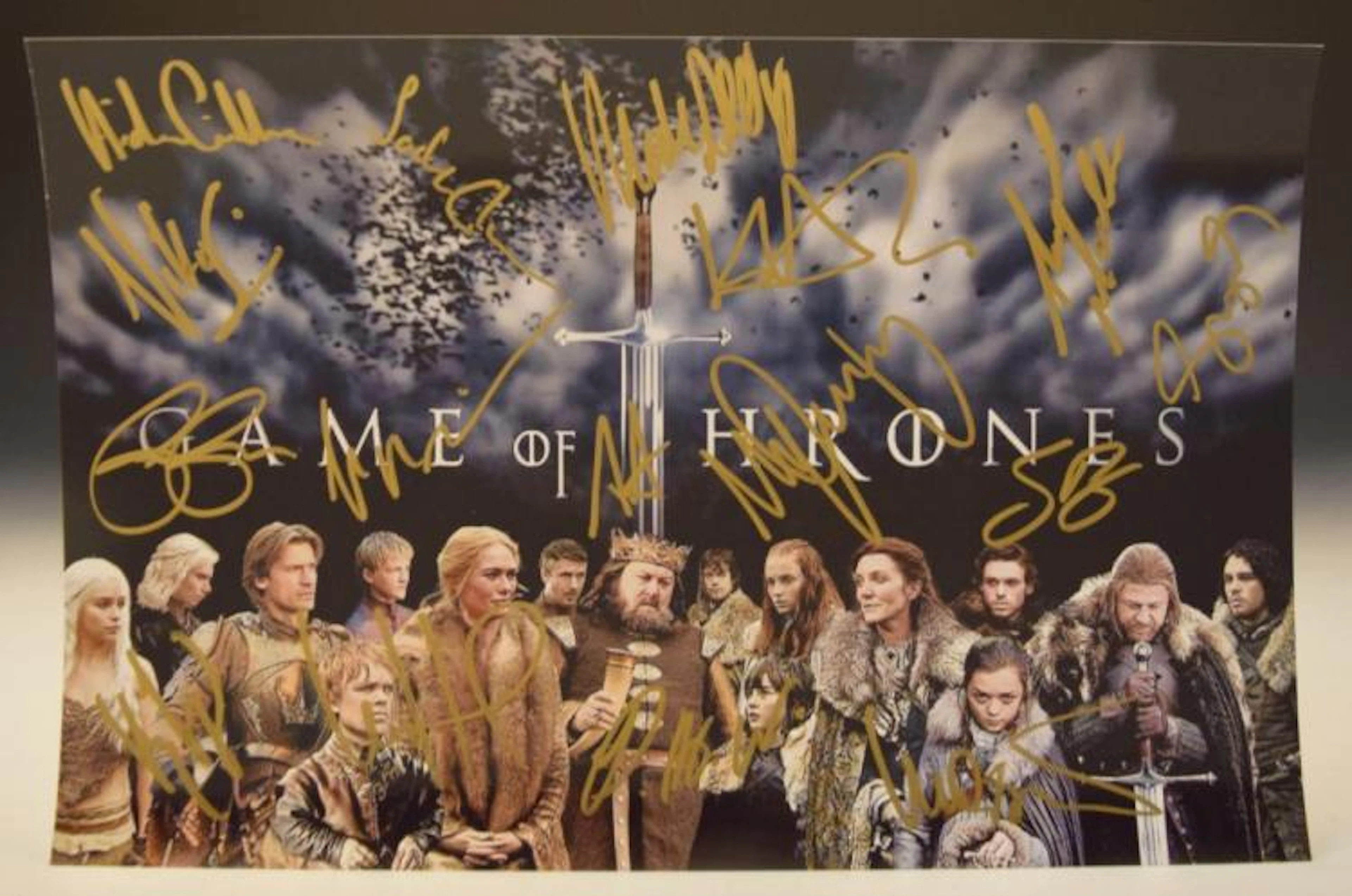Game of Thrones Cast Signed Photo
