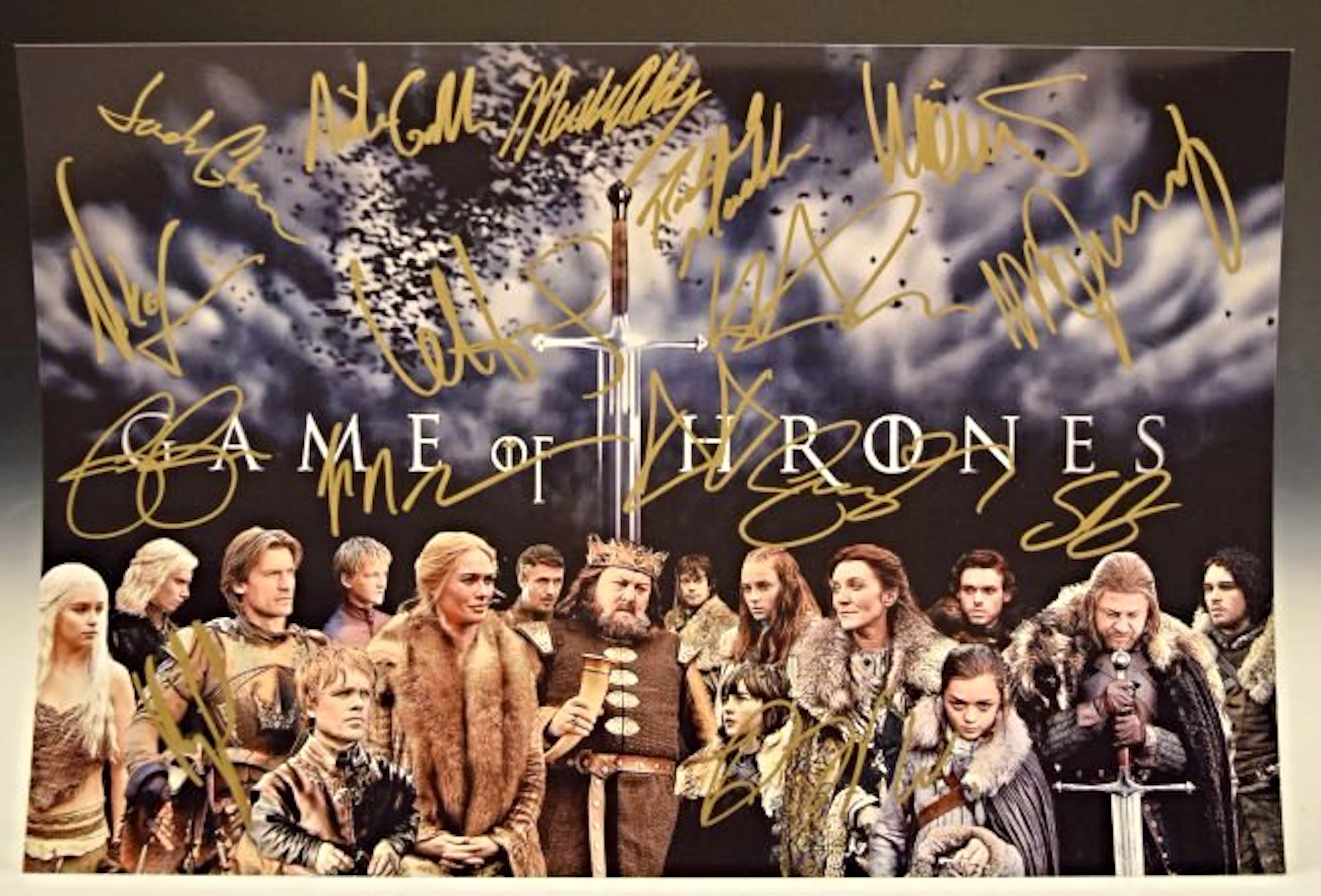 Game Of Thrones Cast Signed Photo