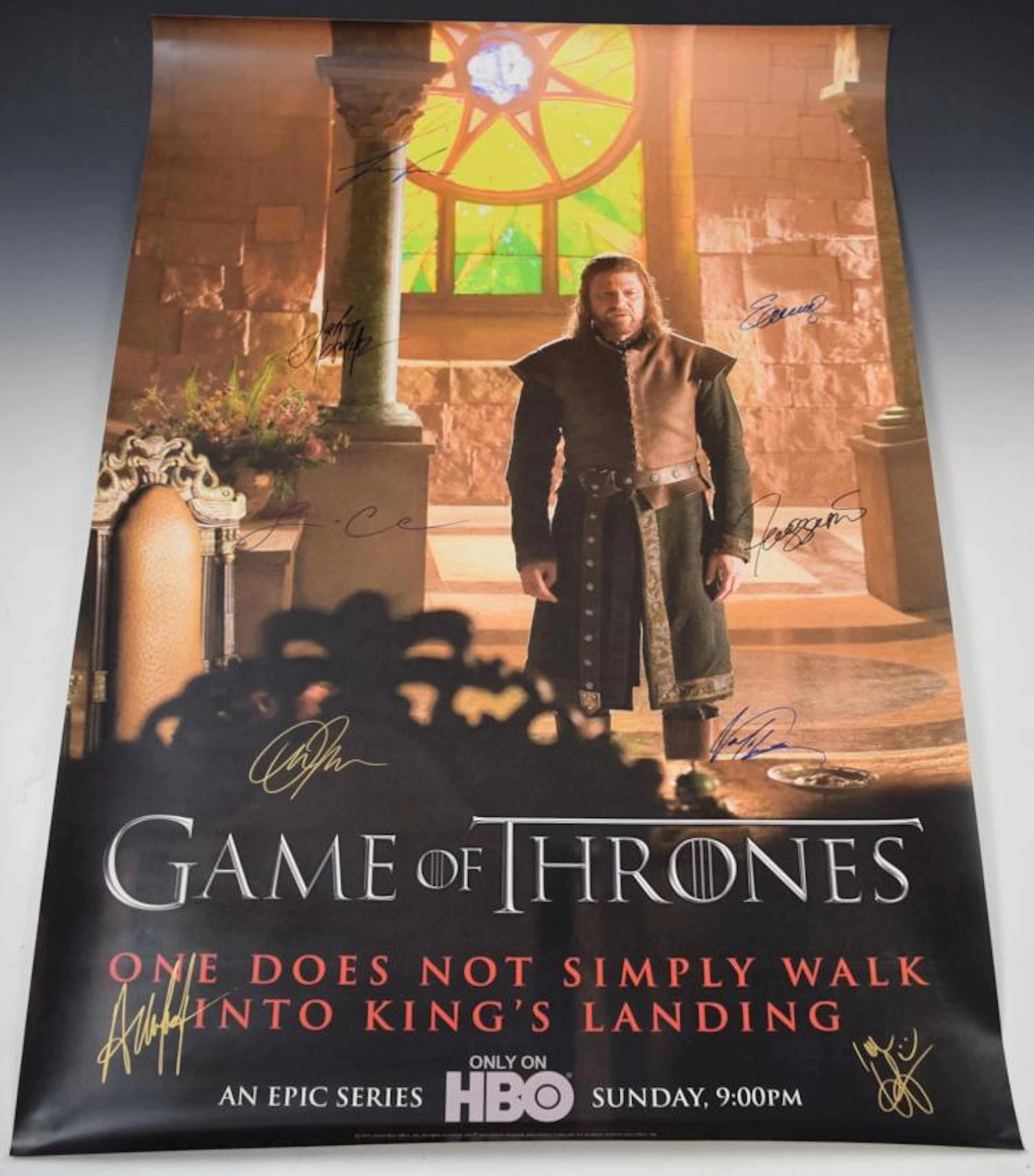 Game Of Thrones Cast Signed Movie Poster
