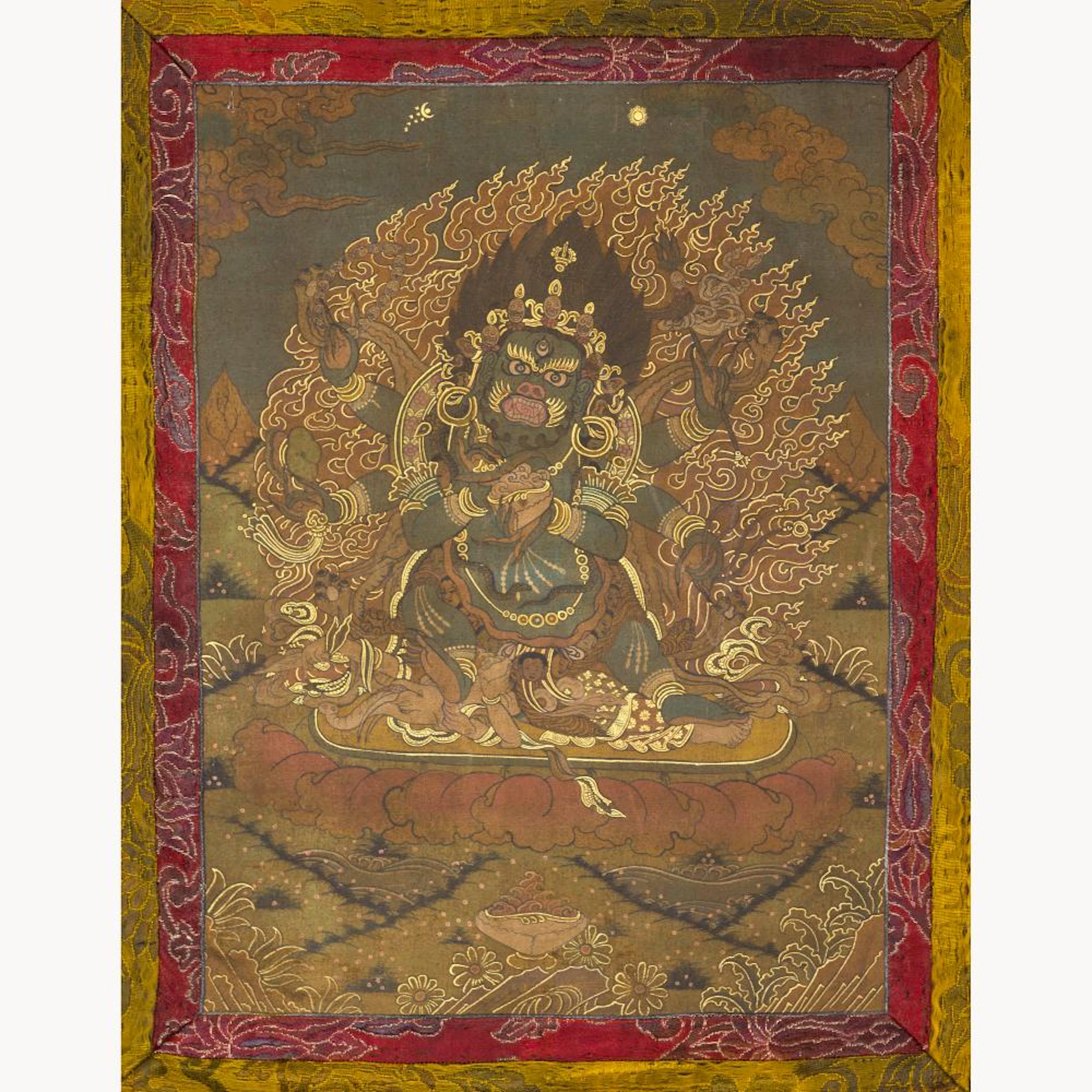 A THANGKA OF VAJRABHAIRAVA