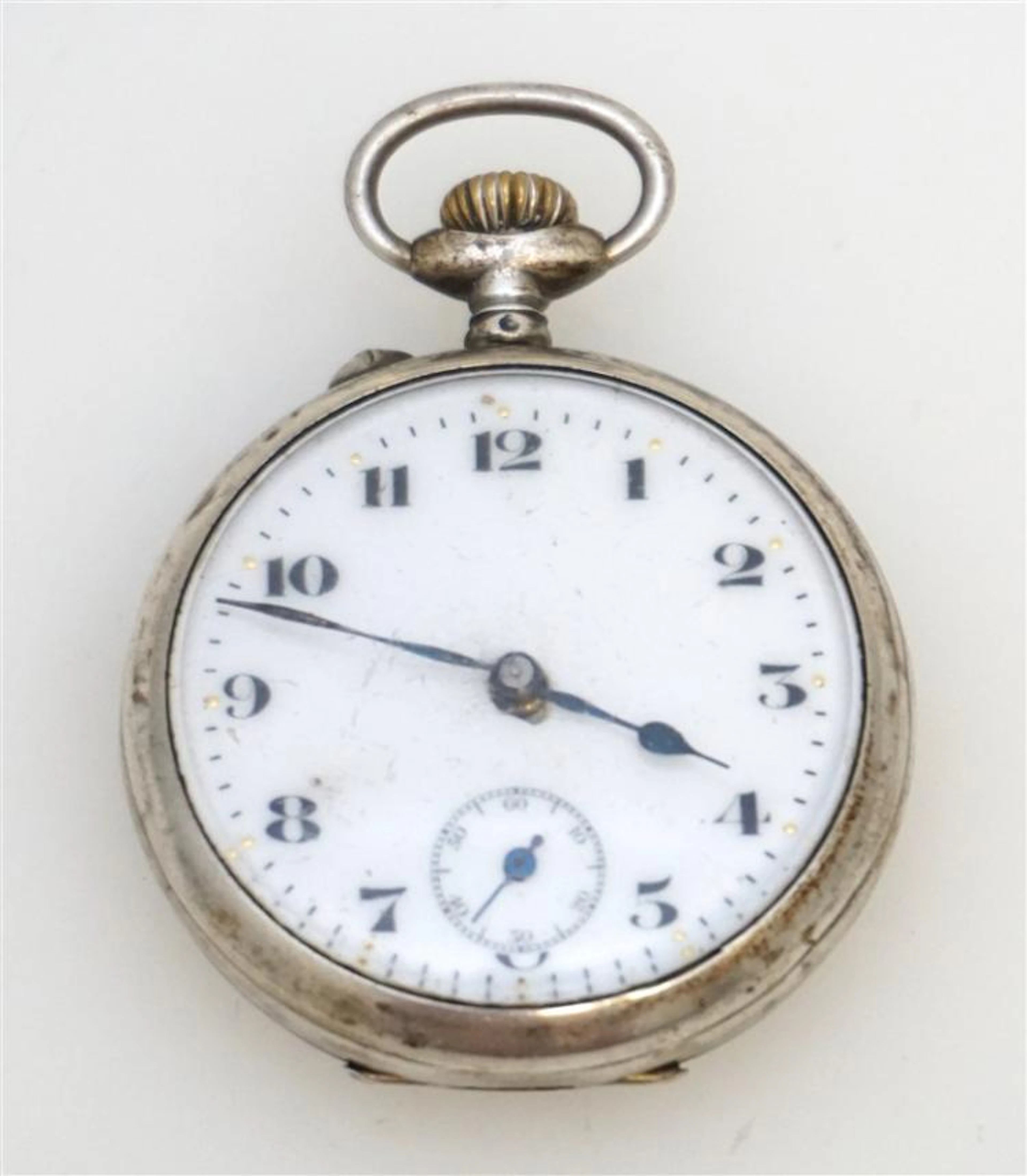SWISS .800 SILVER POCKETWATCH