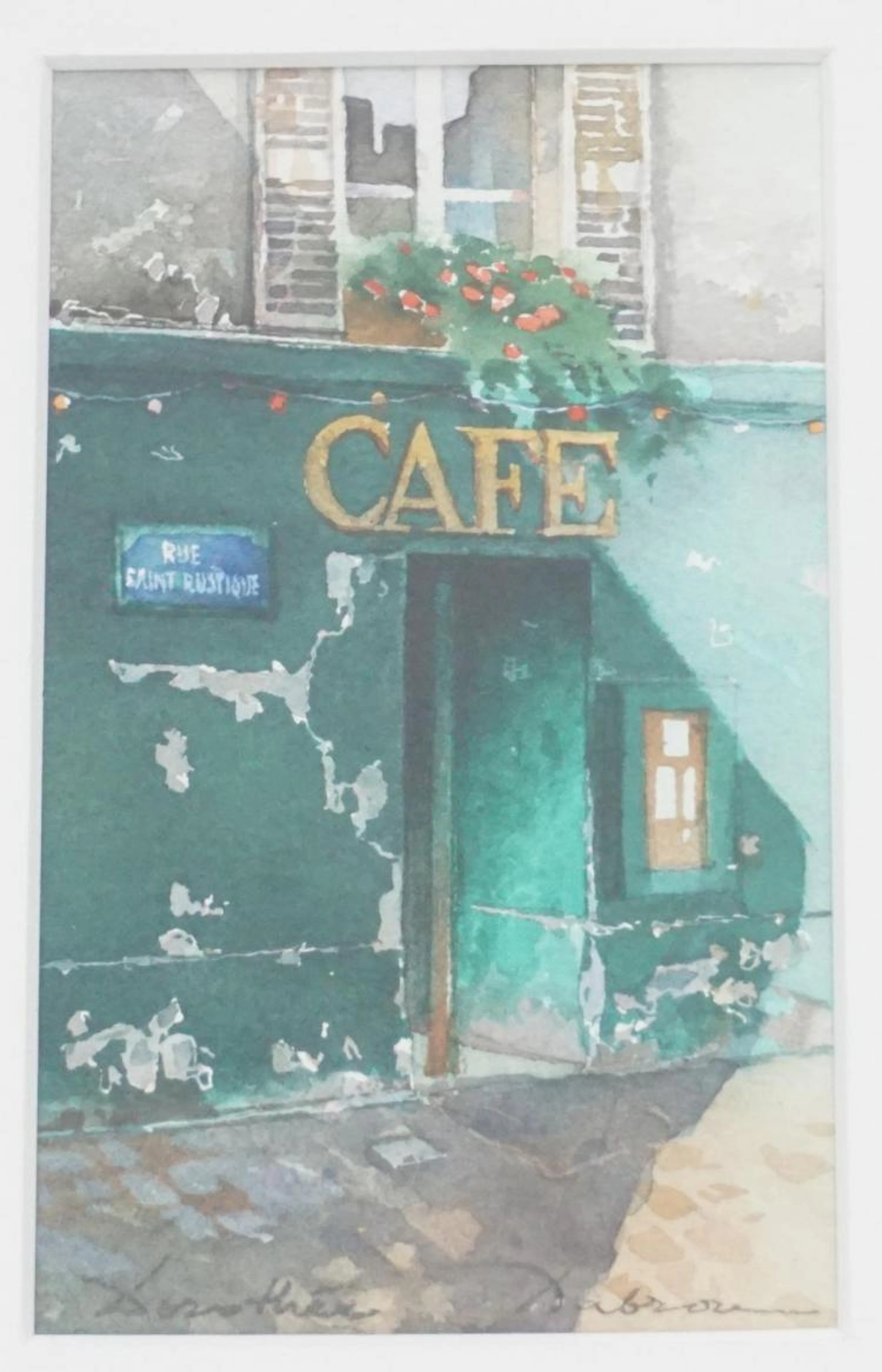 DOROTHEE DABROU MONTMARTRE WATERCOLOR