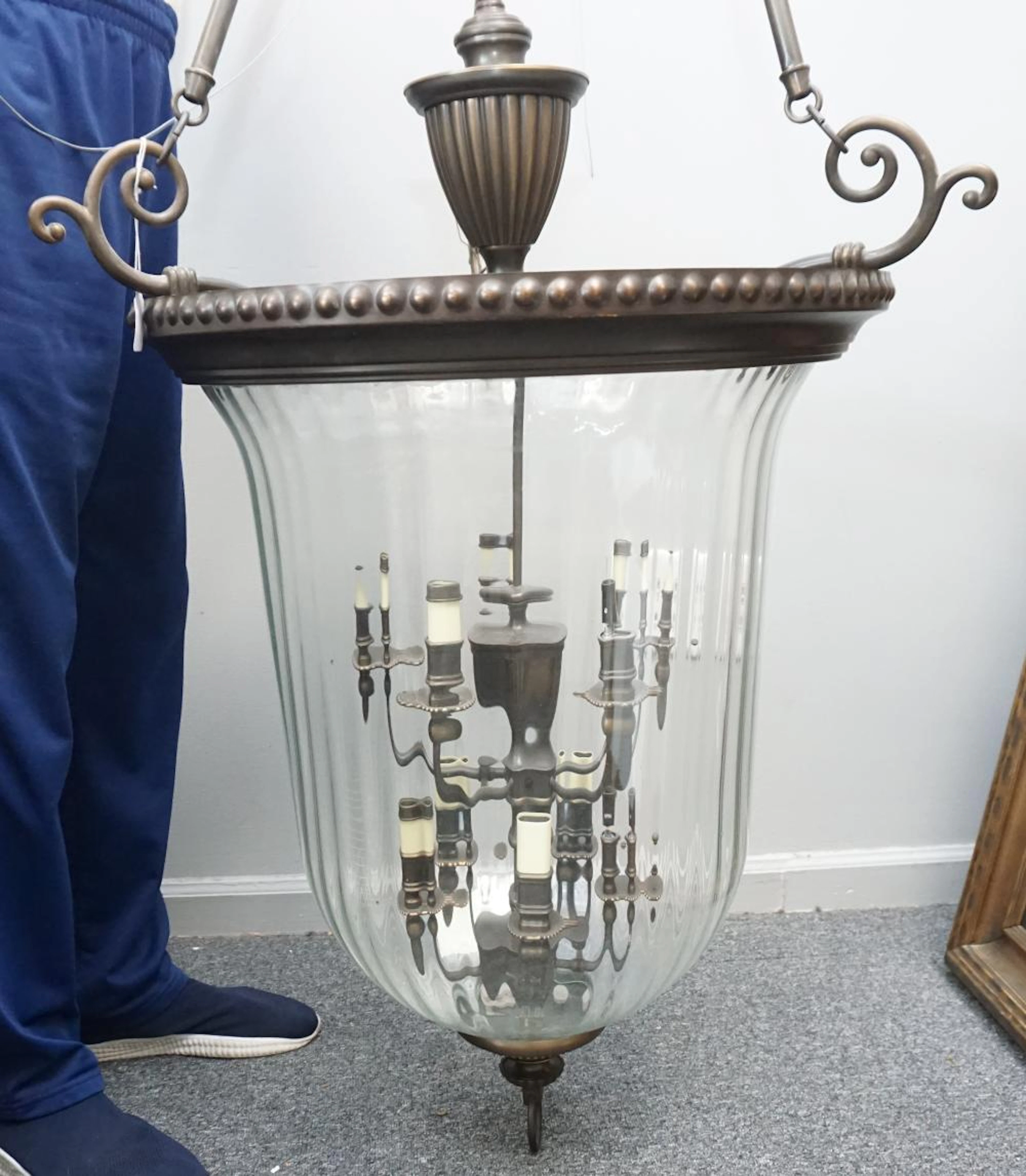 MONUMENTAL BELL JAR CHANDELIER