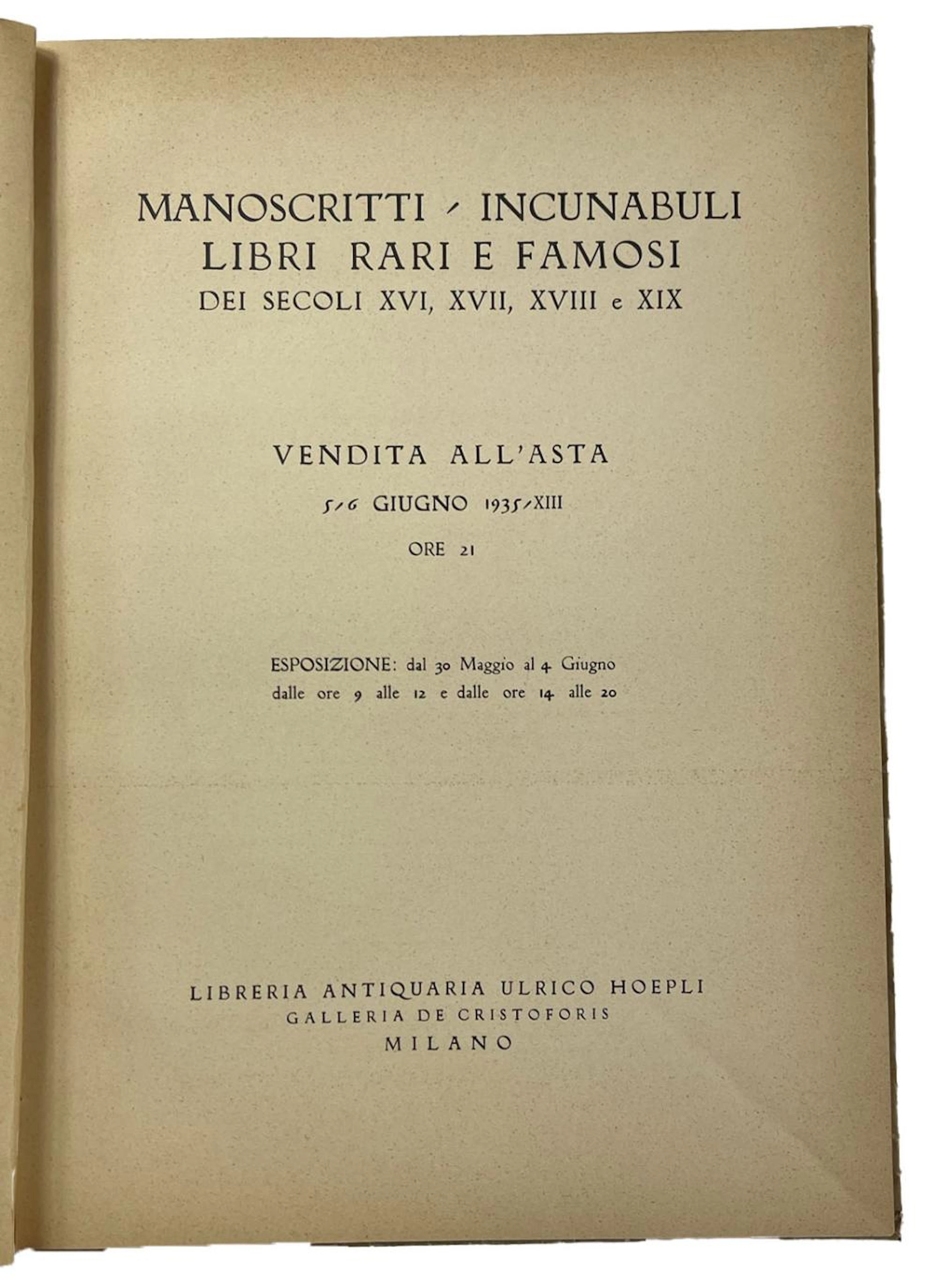 [LOT, BIBLIOGRAPHY] 6 CATALOGUES AND BIBLIOGRAPHIES