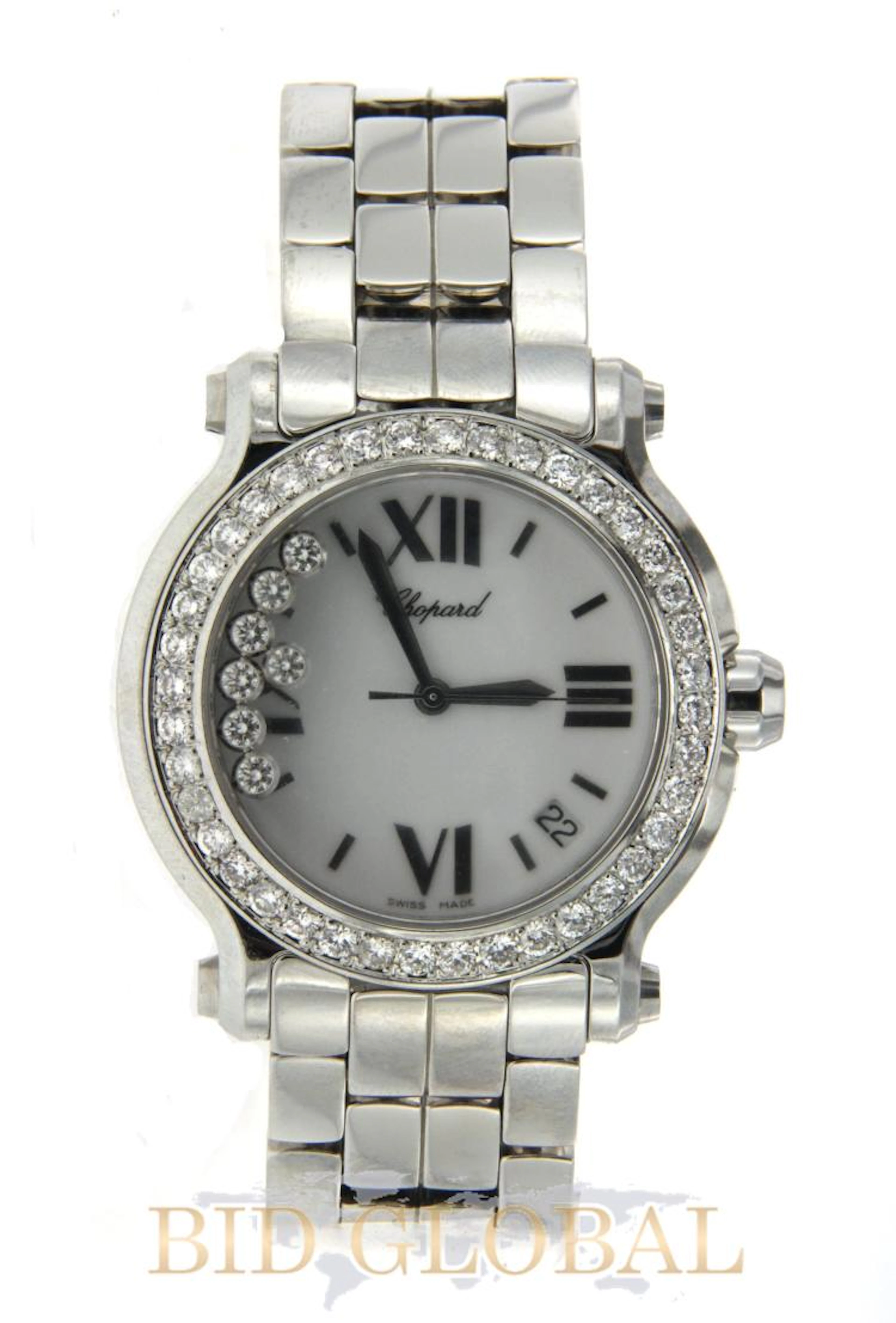 Stainless Steel Round Medium Chopard Happy Sport . Appraisal Value: $23,600