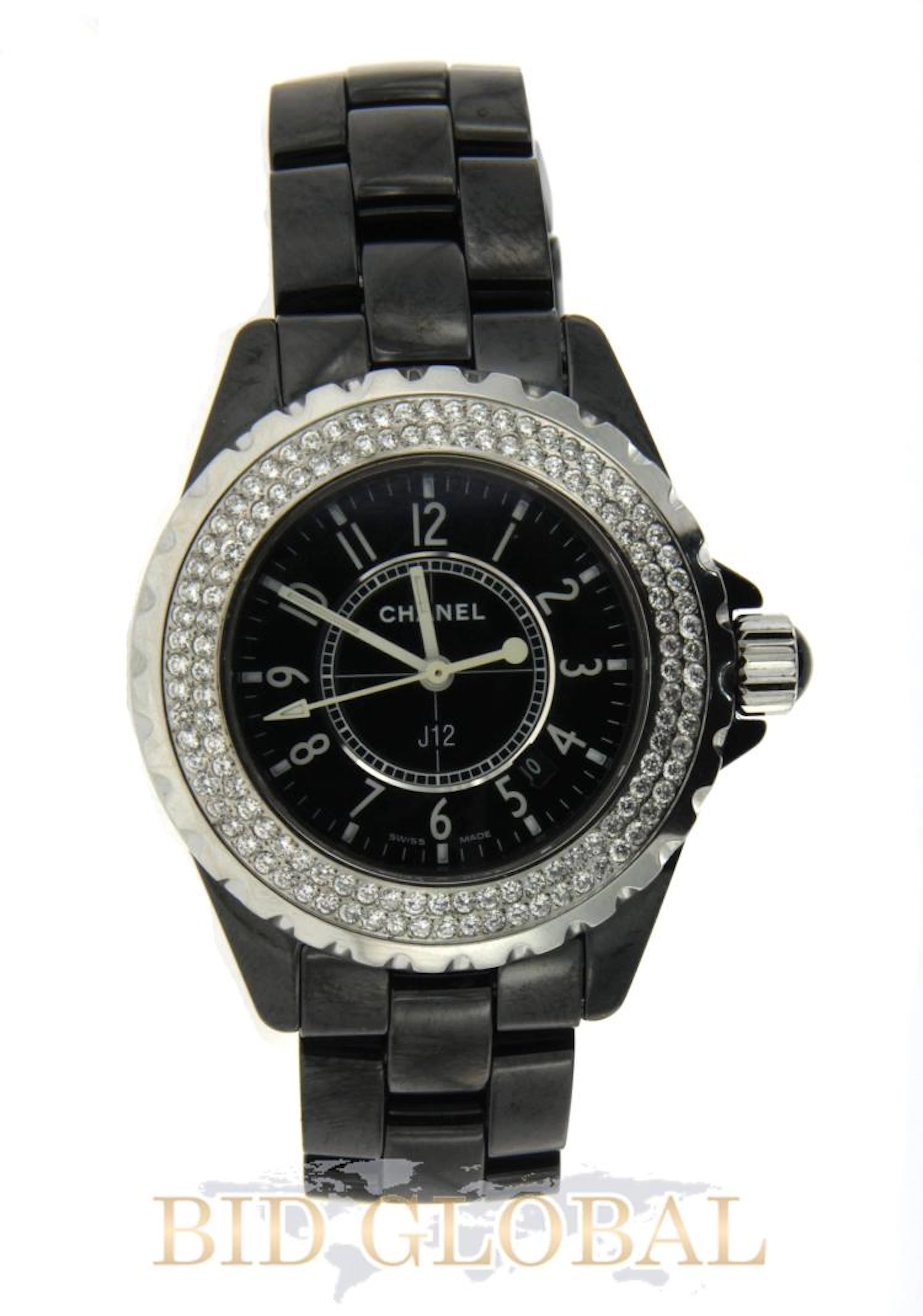Ladies Chanel Watch J12 Black Ceramic . Appraised Value: $5,000