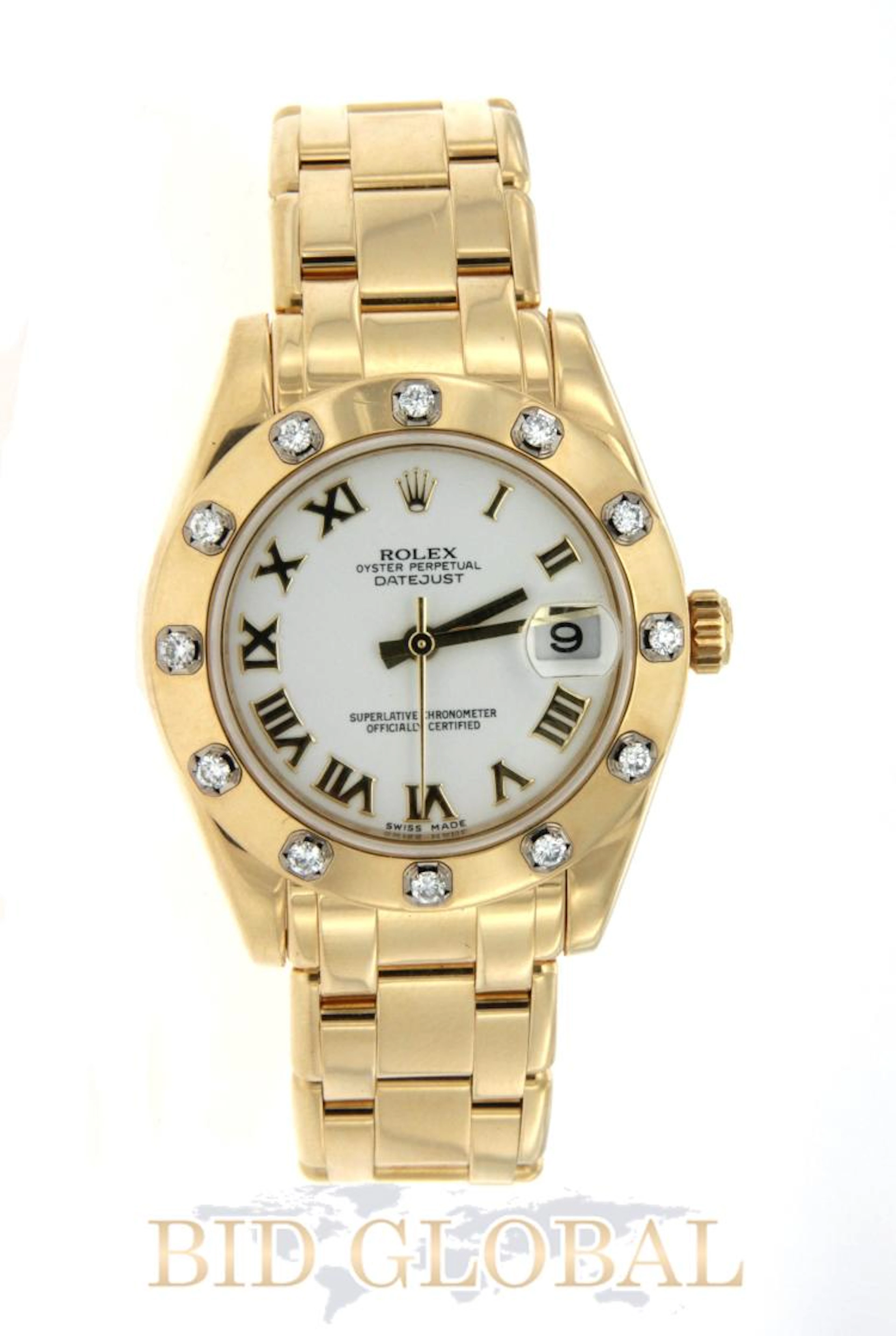 Ladies Yellow Gold Rolex Masterpiece with Diamond Bezel. Appraised Value: $90,000