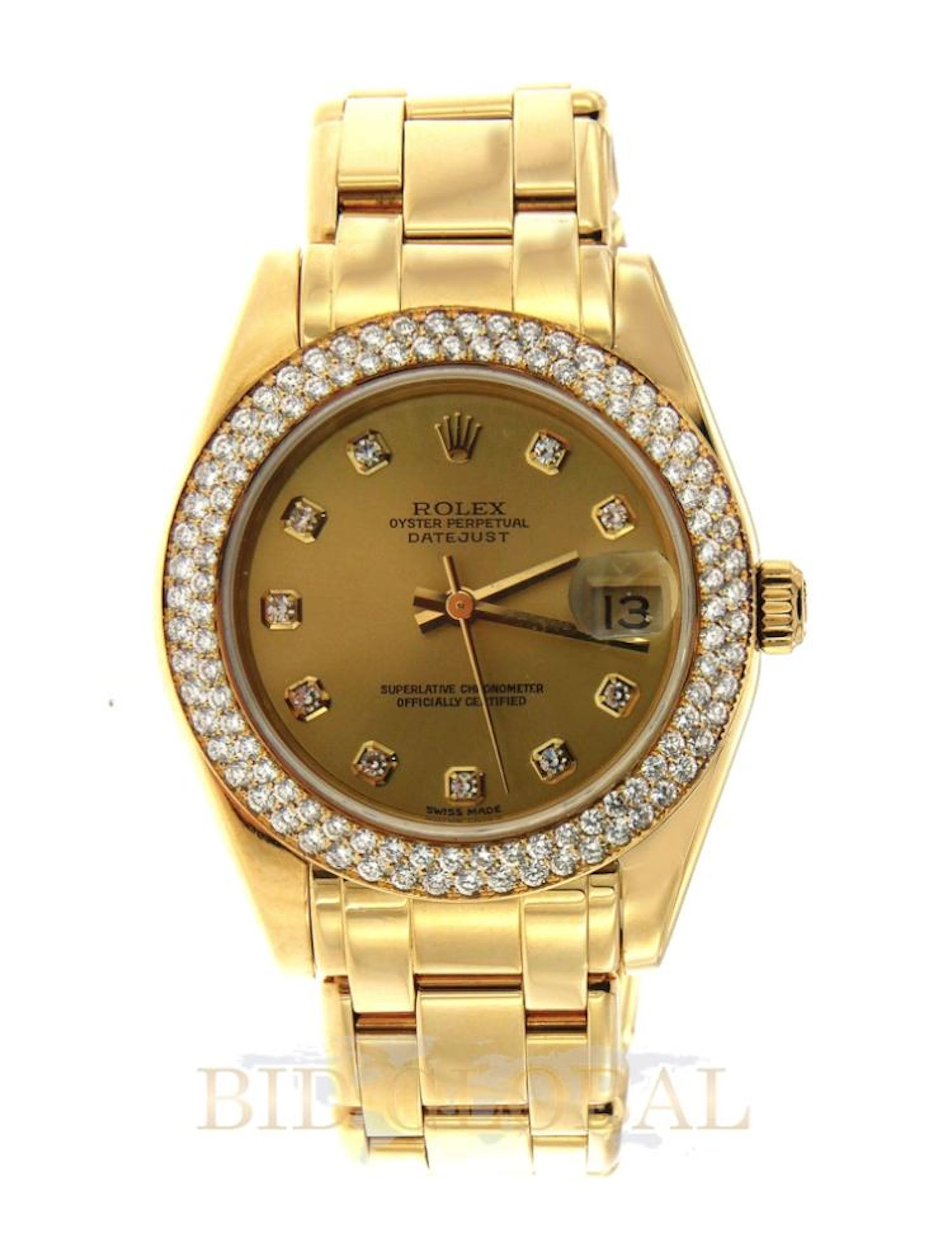 Gold 2.25ct 29mm Yellow Gold Rolex Masterpiece. Appraisal Value: $38,200