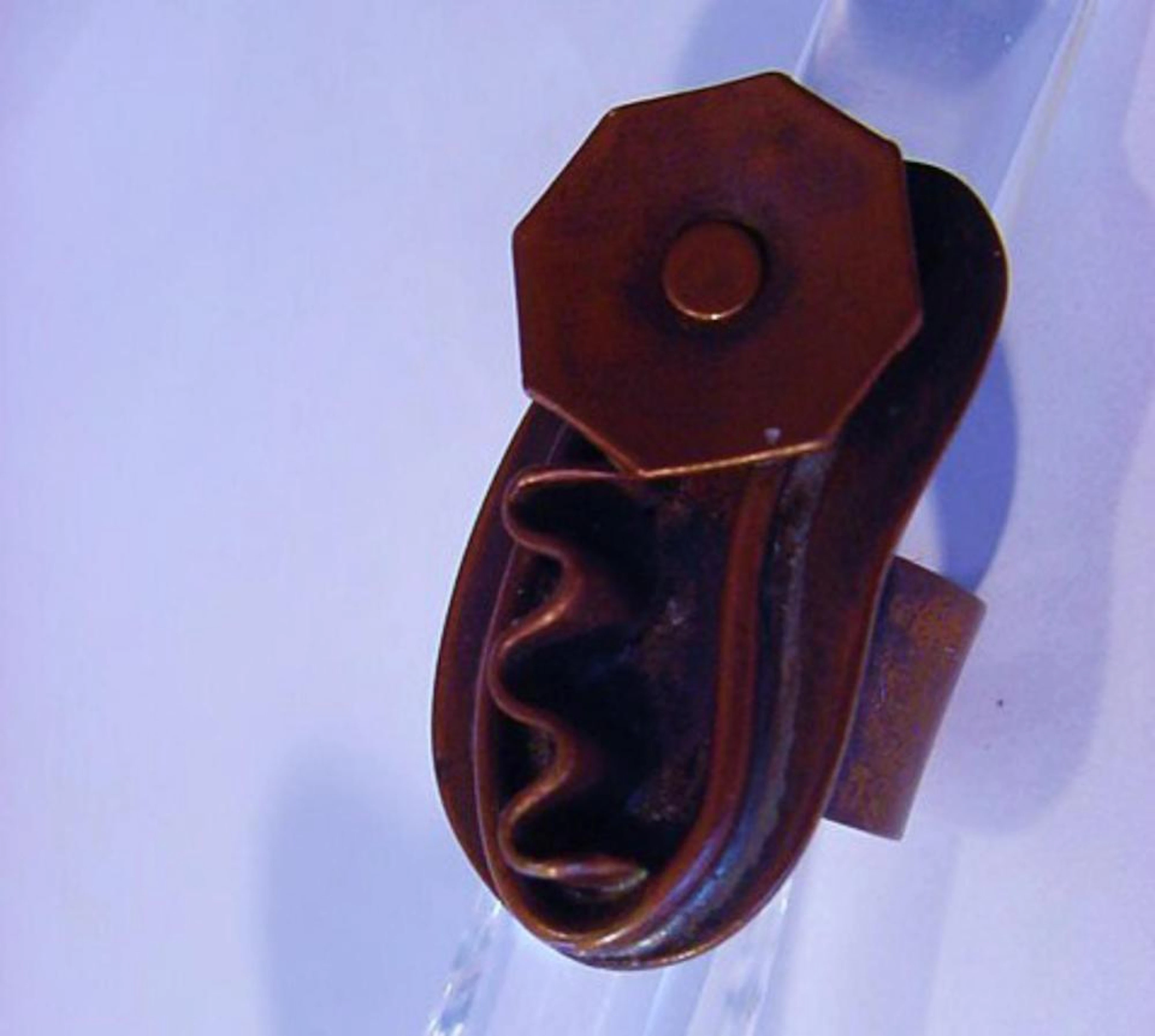 VINTAGE ARTS & CRAFTS COPPER RING SIZE 4.5