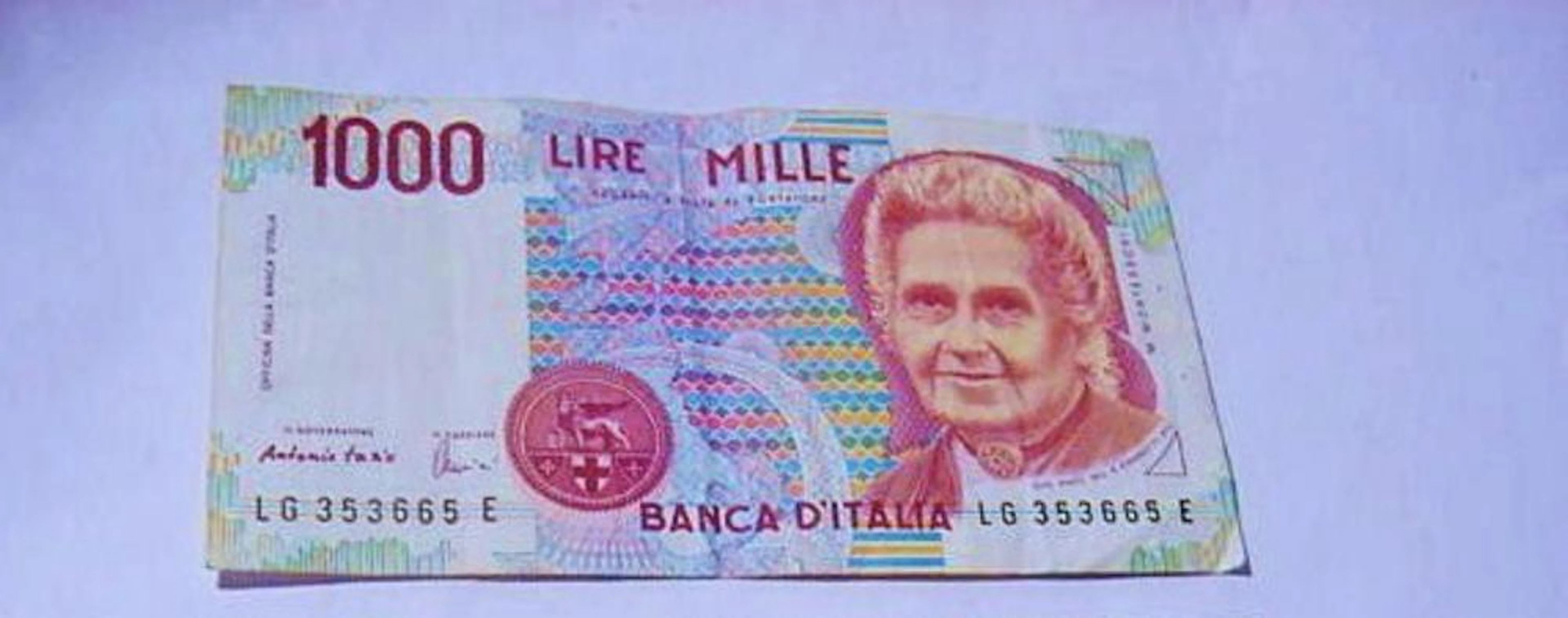 ITALIAN BANKNOTE