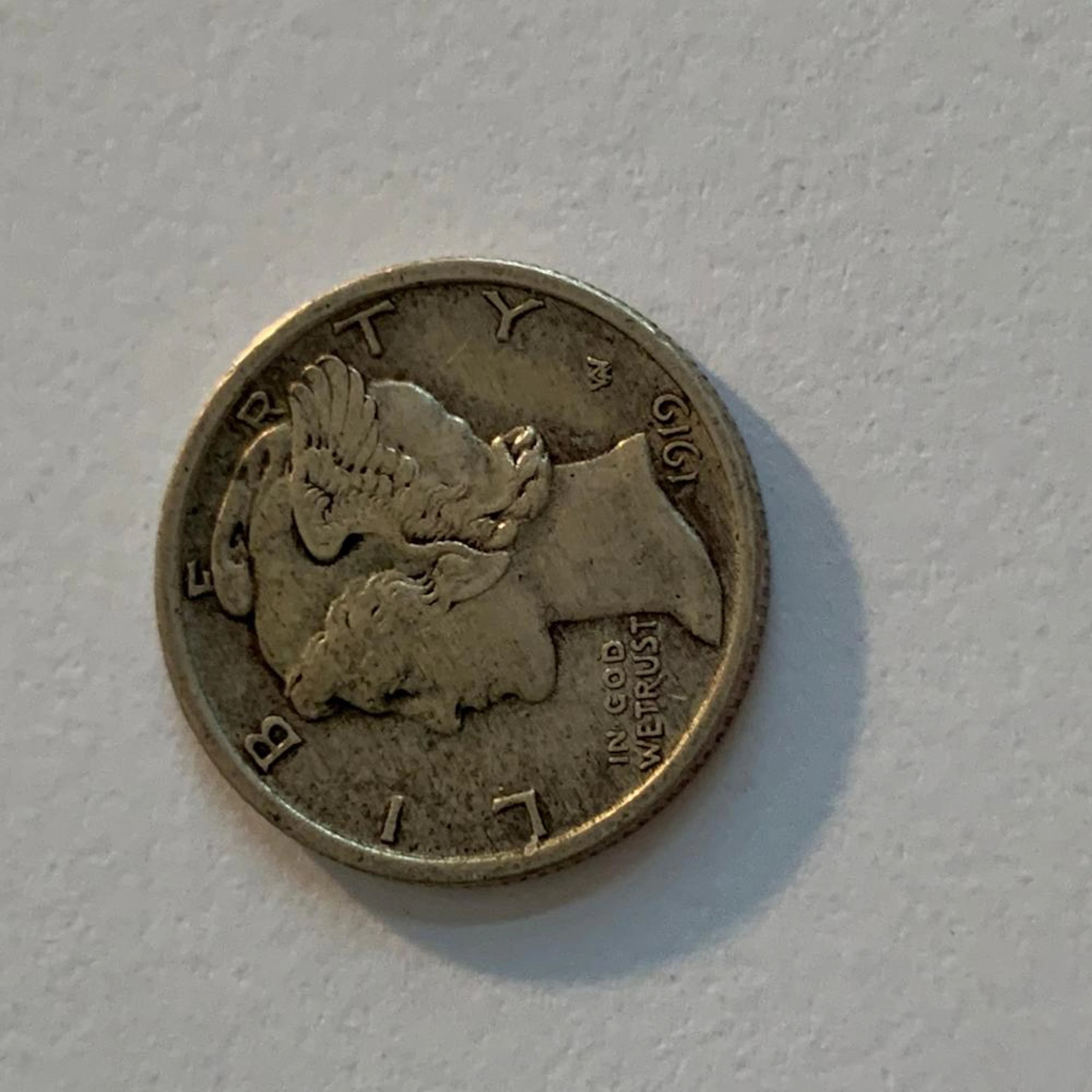 1919 MERCURY DIME