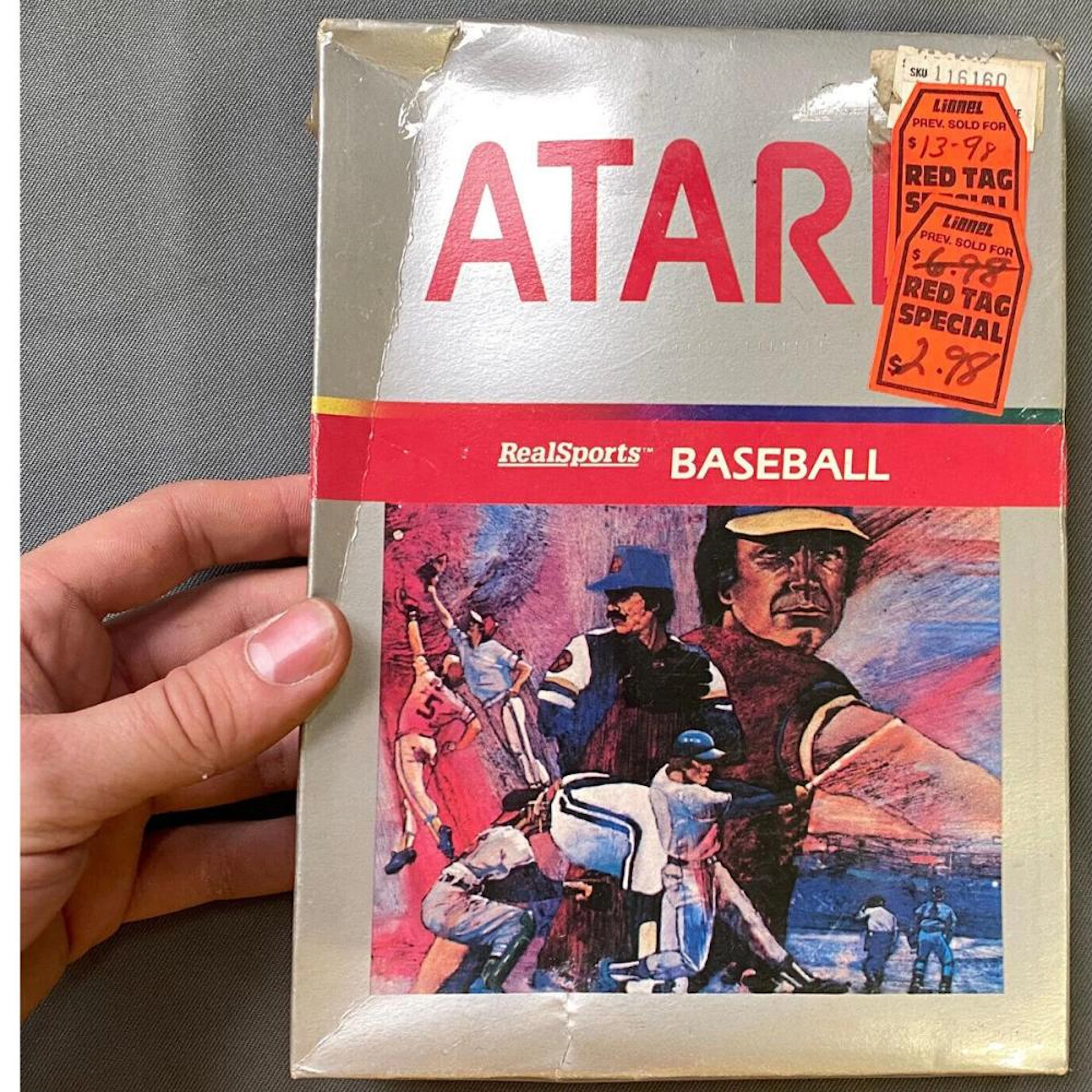 RealSports Baseball (Atari 2600, 1982) Sealed