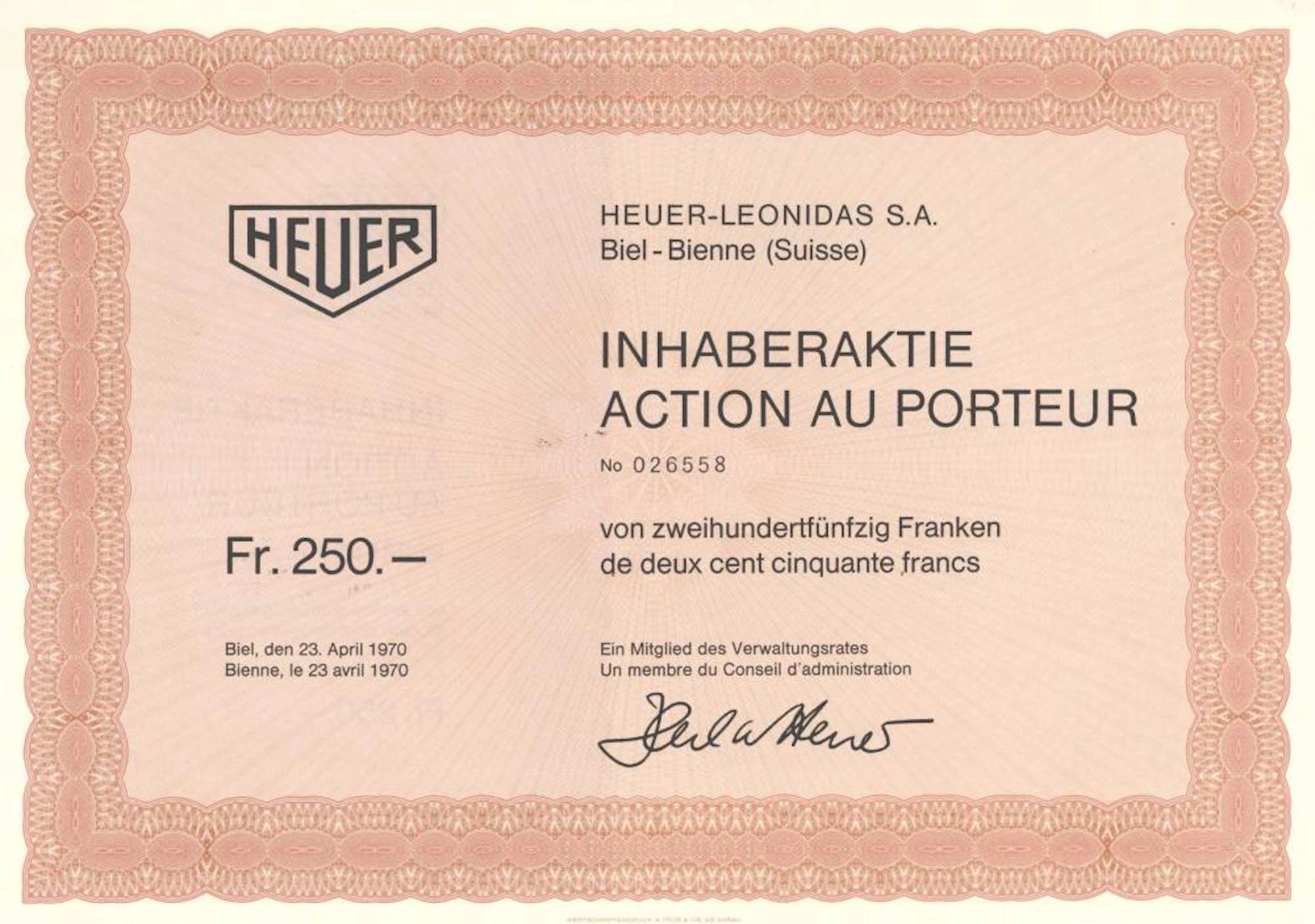 HEUER-LEONIDAS S.A.