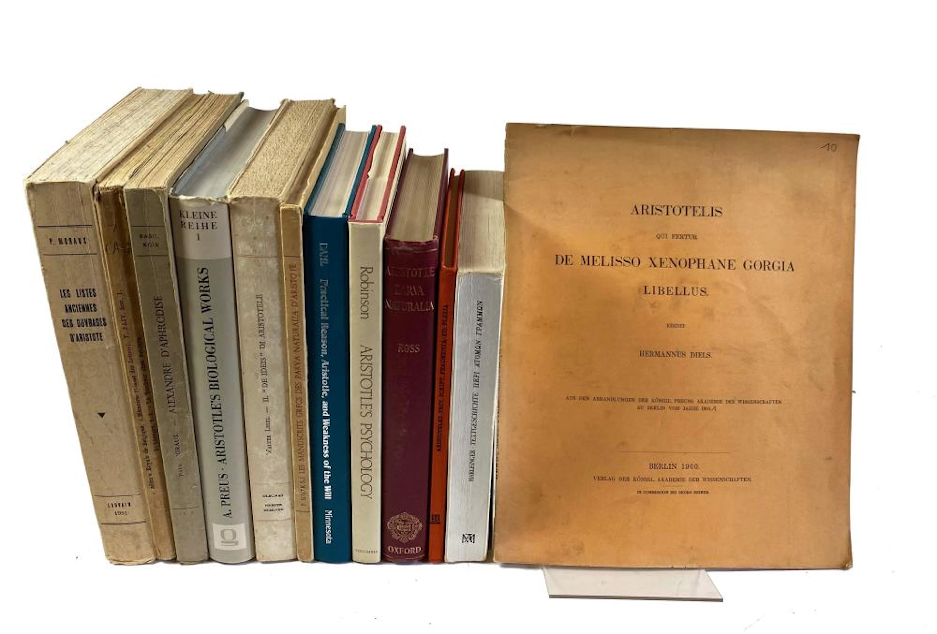 ARISTOTELES. Parva naturalia. A rev. text w. introd. & comm. by D. Ross
