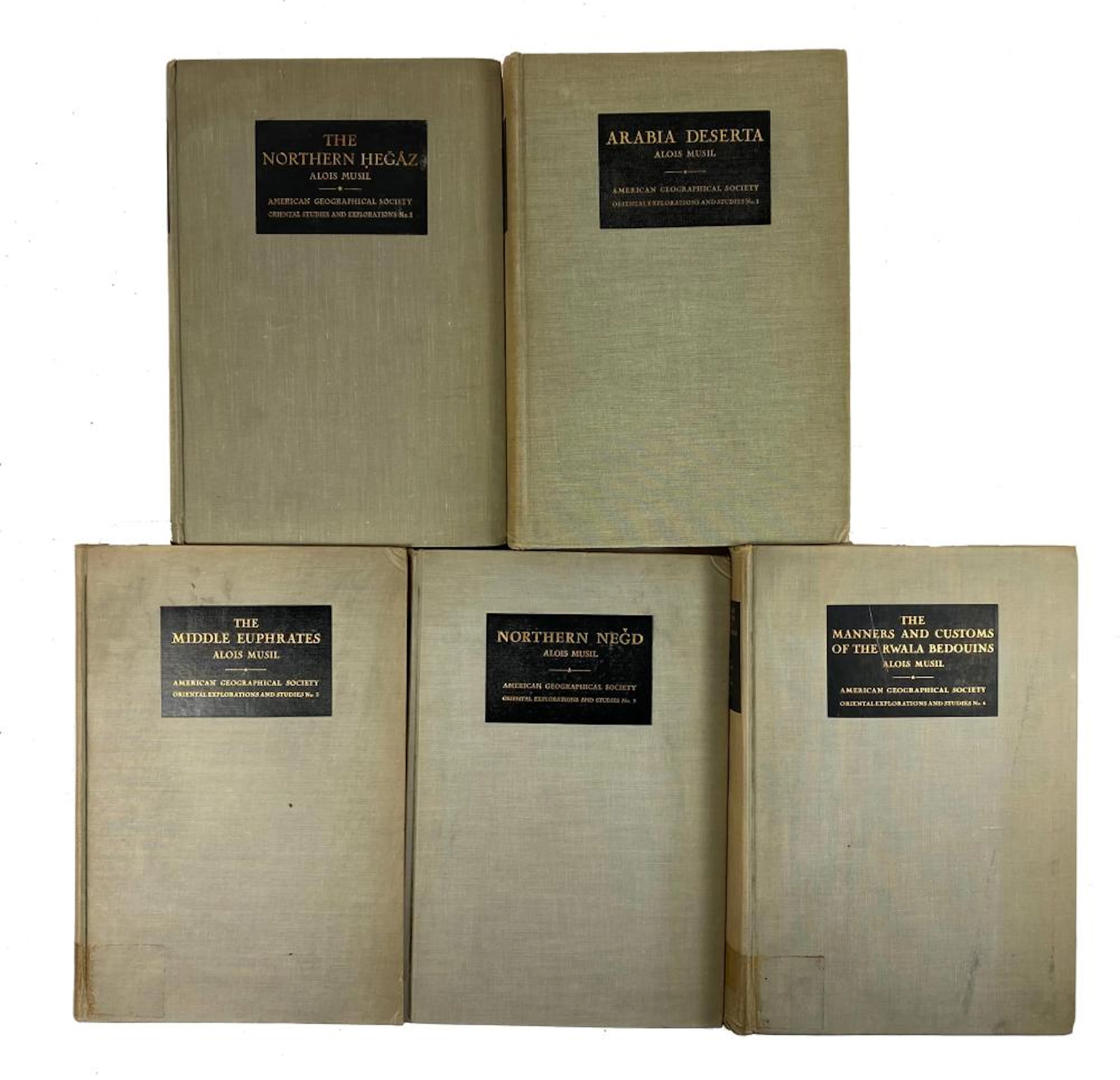 MUSIL, A. The Northern Hegaz. 2 fold. maps in pocket. - Arabia deserta