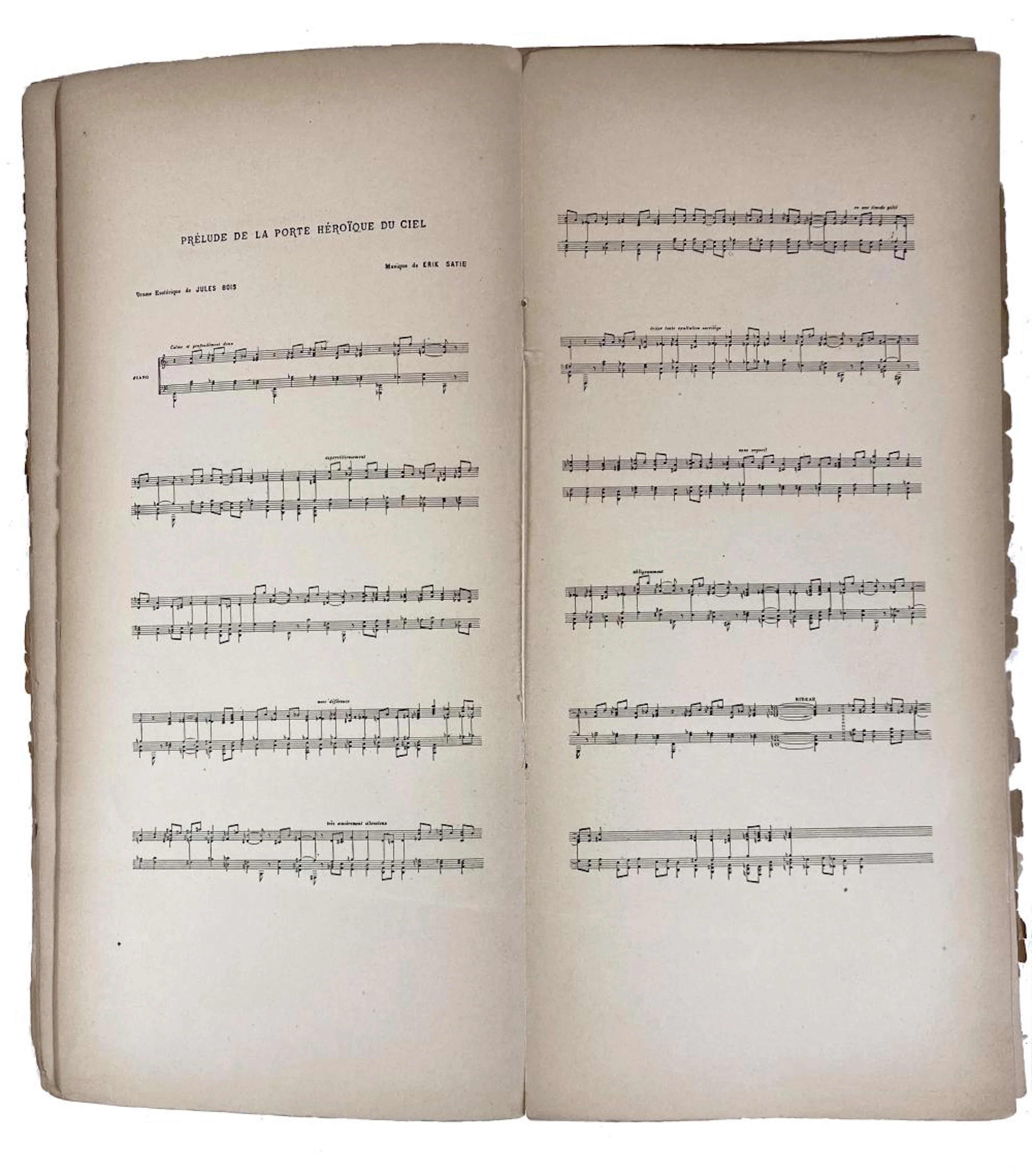 SATIE -- BOIS, J. La porte héroïque du ciel. Prélude d'Erik Satie. Par