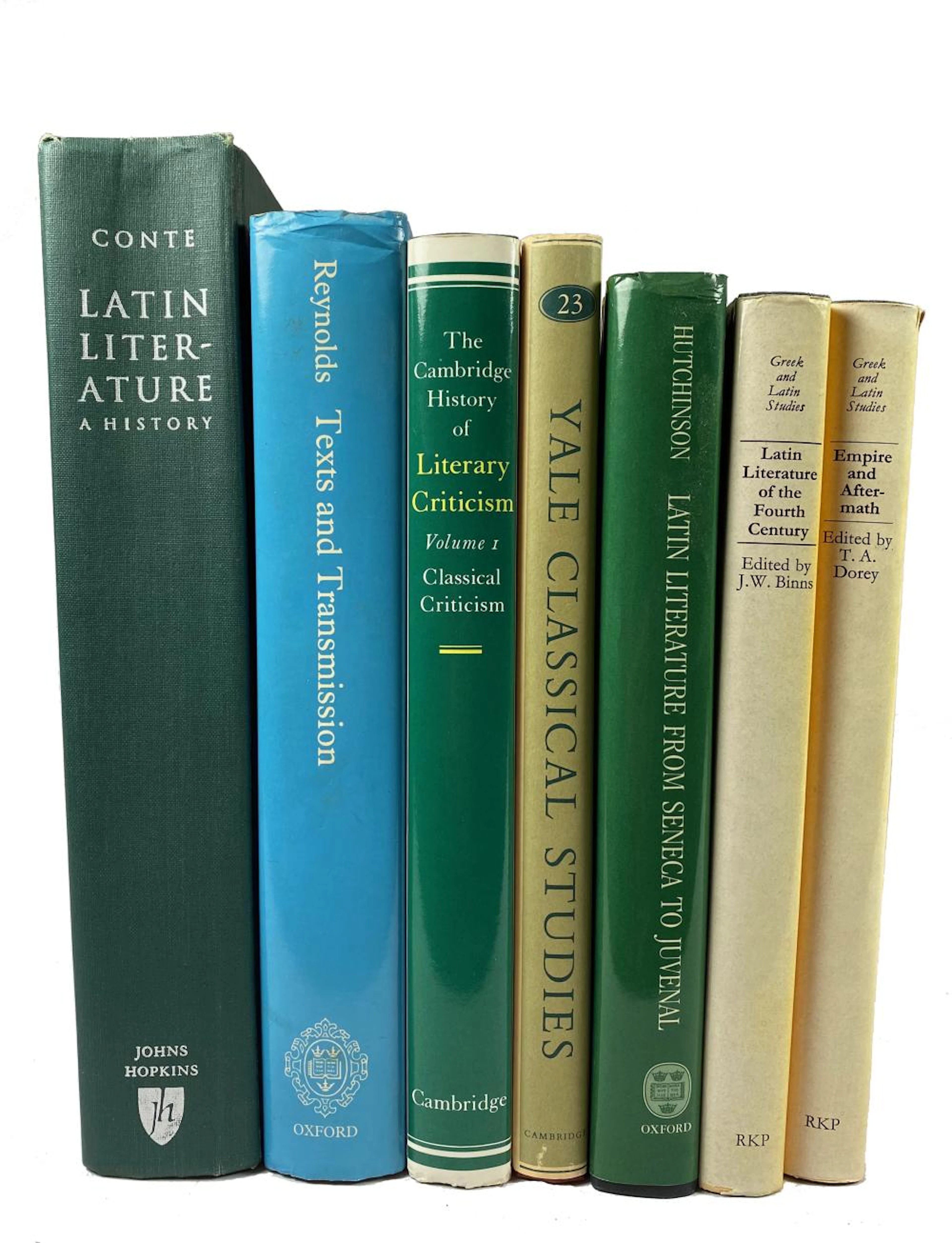 REYNOLDS, L.D., ed. Texts and transmission. A survey of the Latin Classics