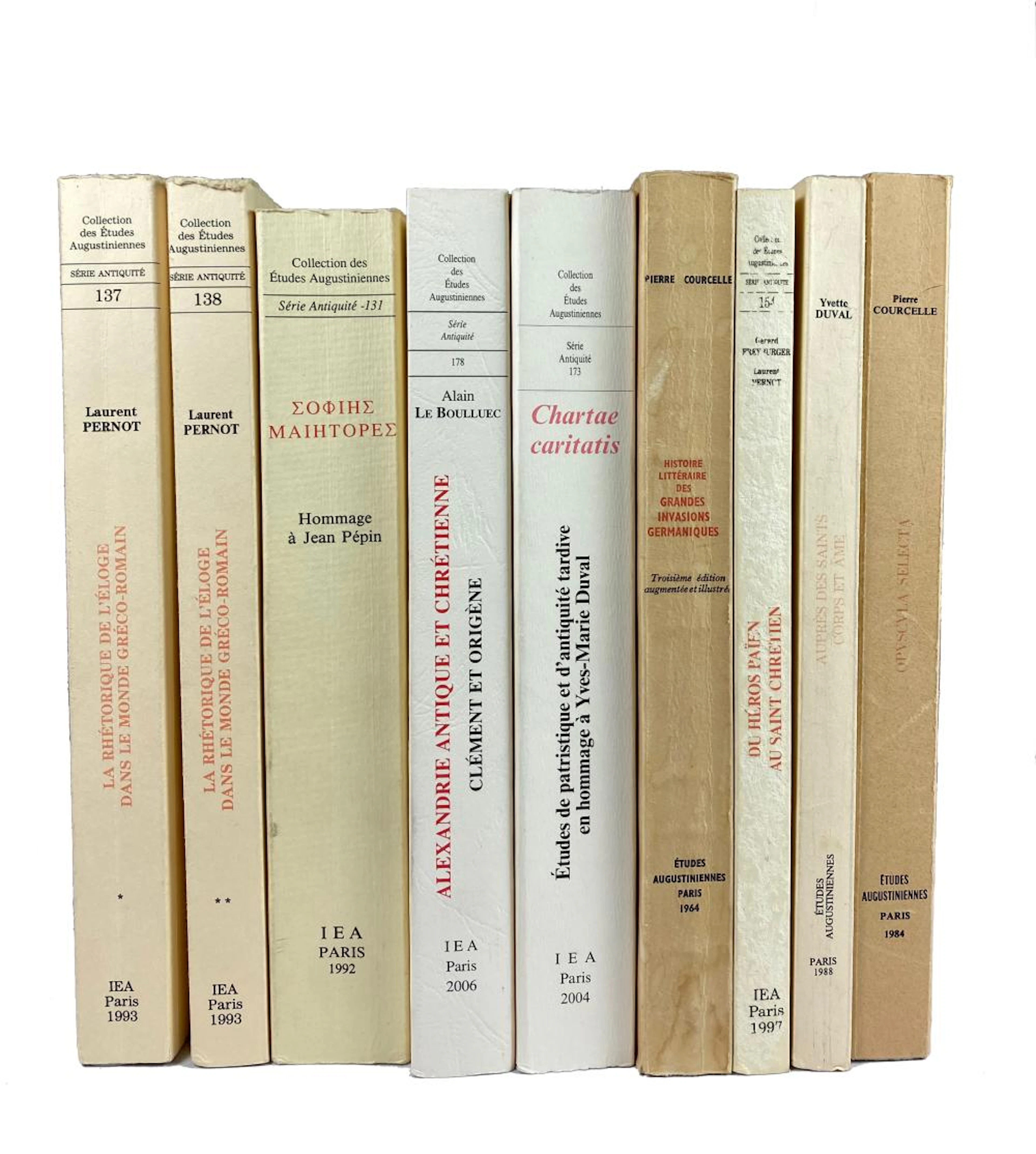 PERNOT, L. La rhétorique de l'éloge dans le monde gréco-romain. 1993