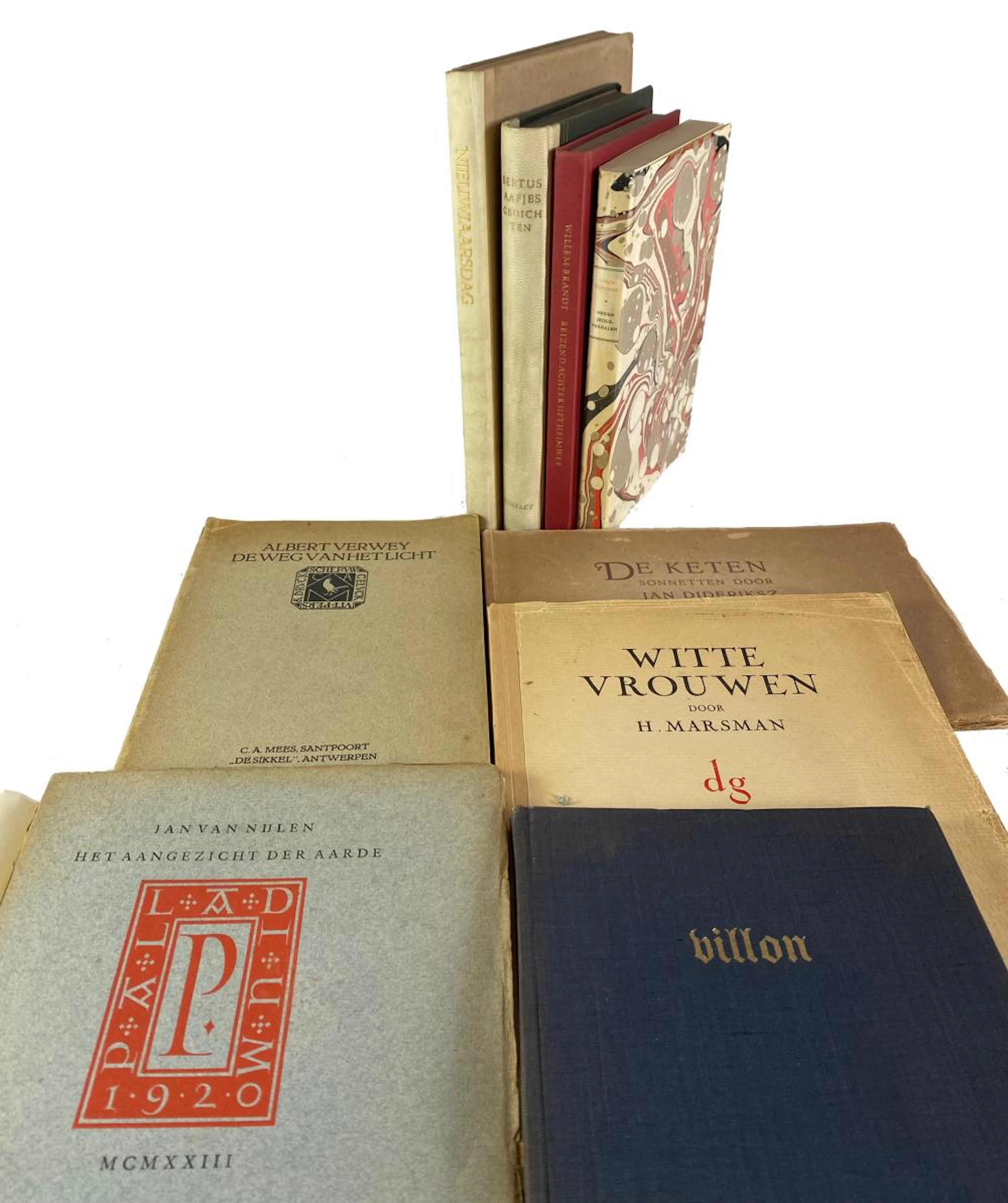 MARSMAN, H. Witte vrouwen. Utr., De Gemeenschap, 1930. 4°. Owrps. (Spine rep