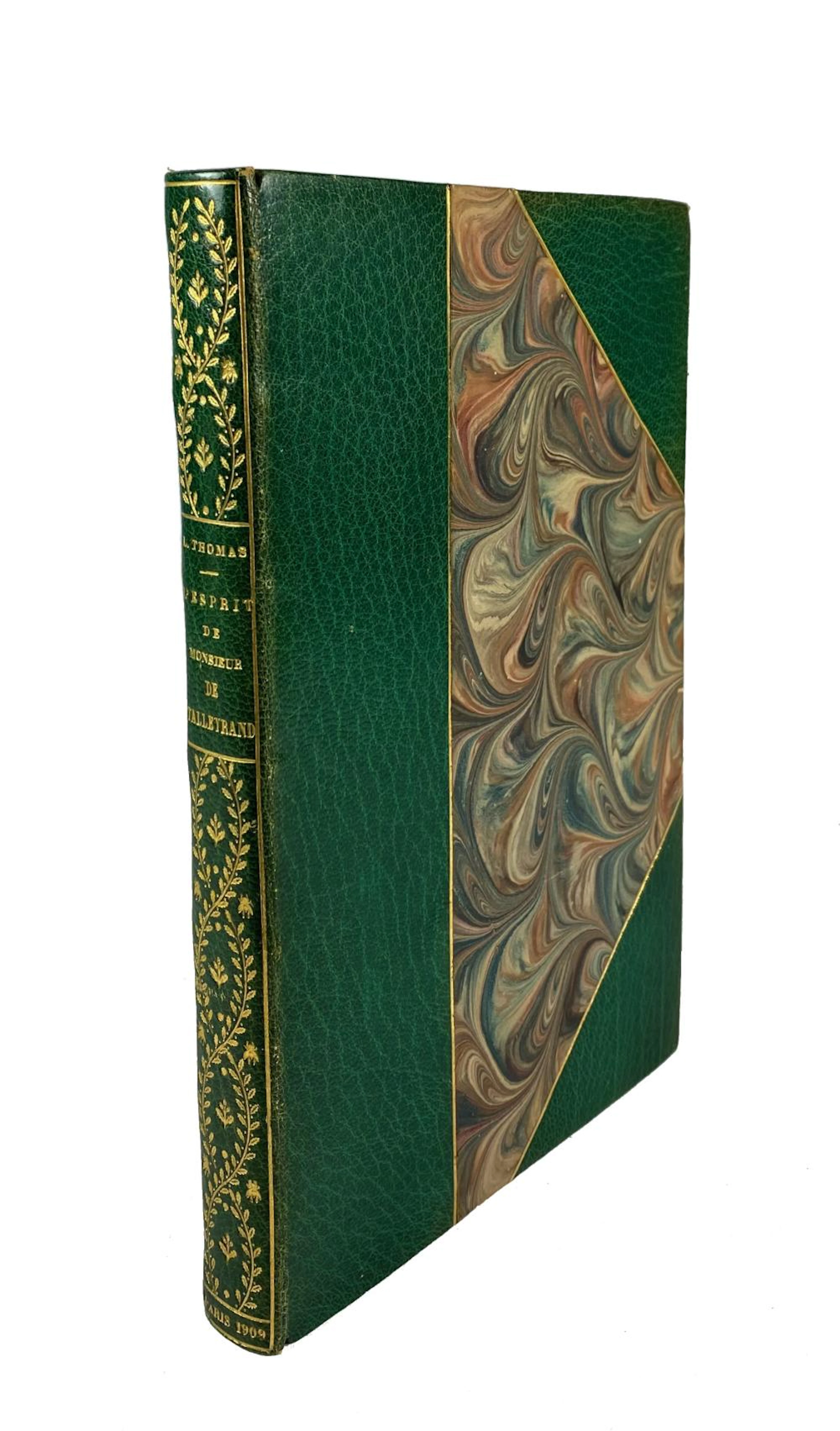 THOMAS, L. L'Esprit de M. de Talleyrand. Anecdotes et bons mots. Paris