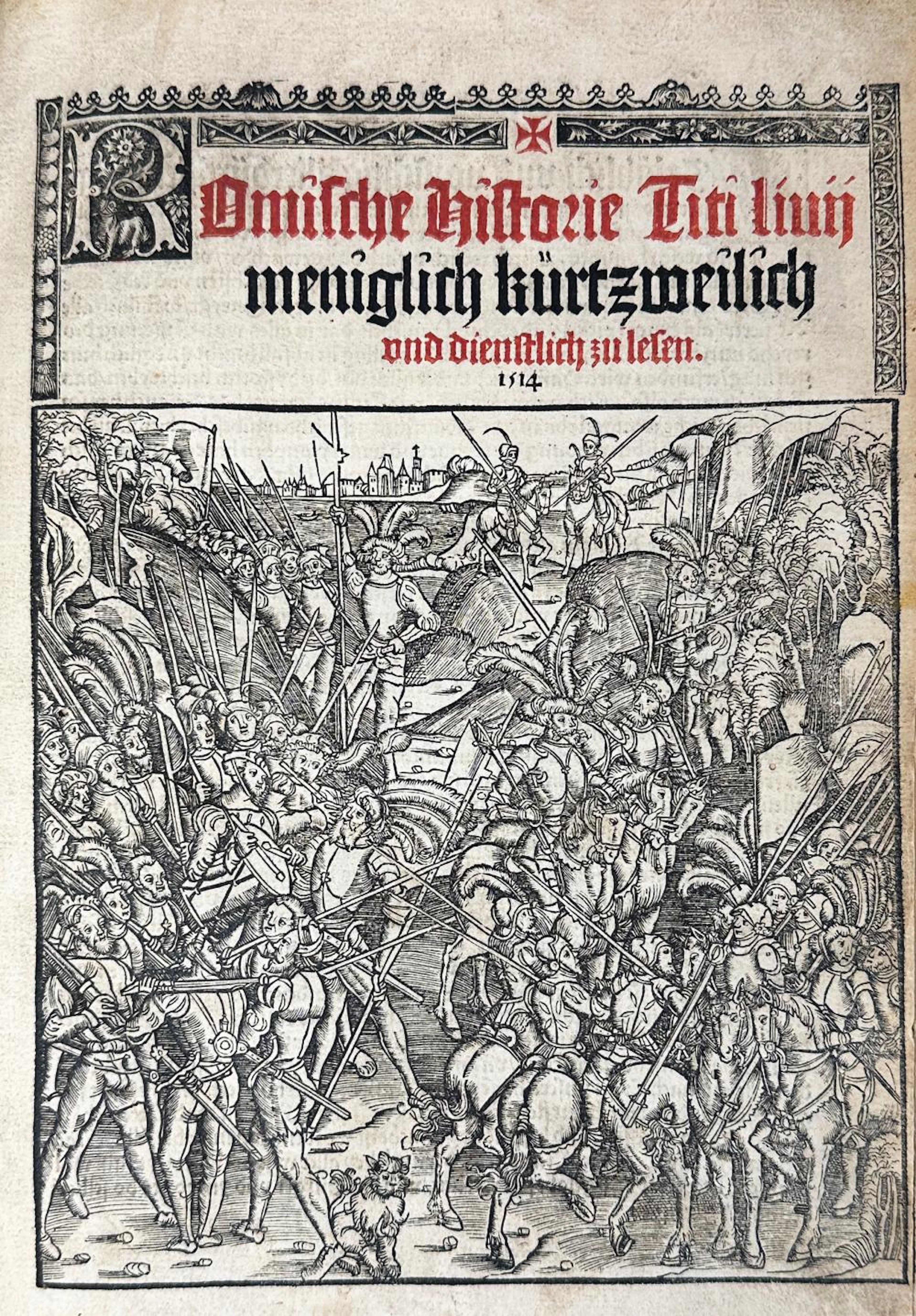LIVIUS. Romische historie Titi livii meniglich...