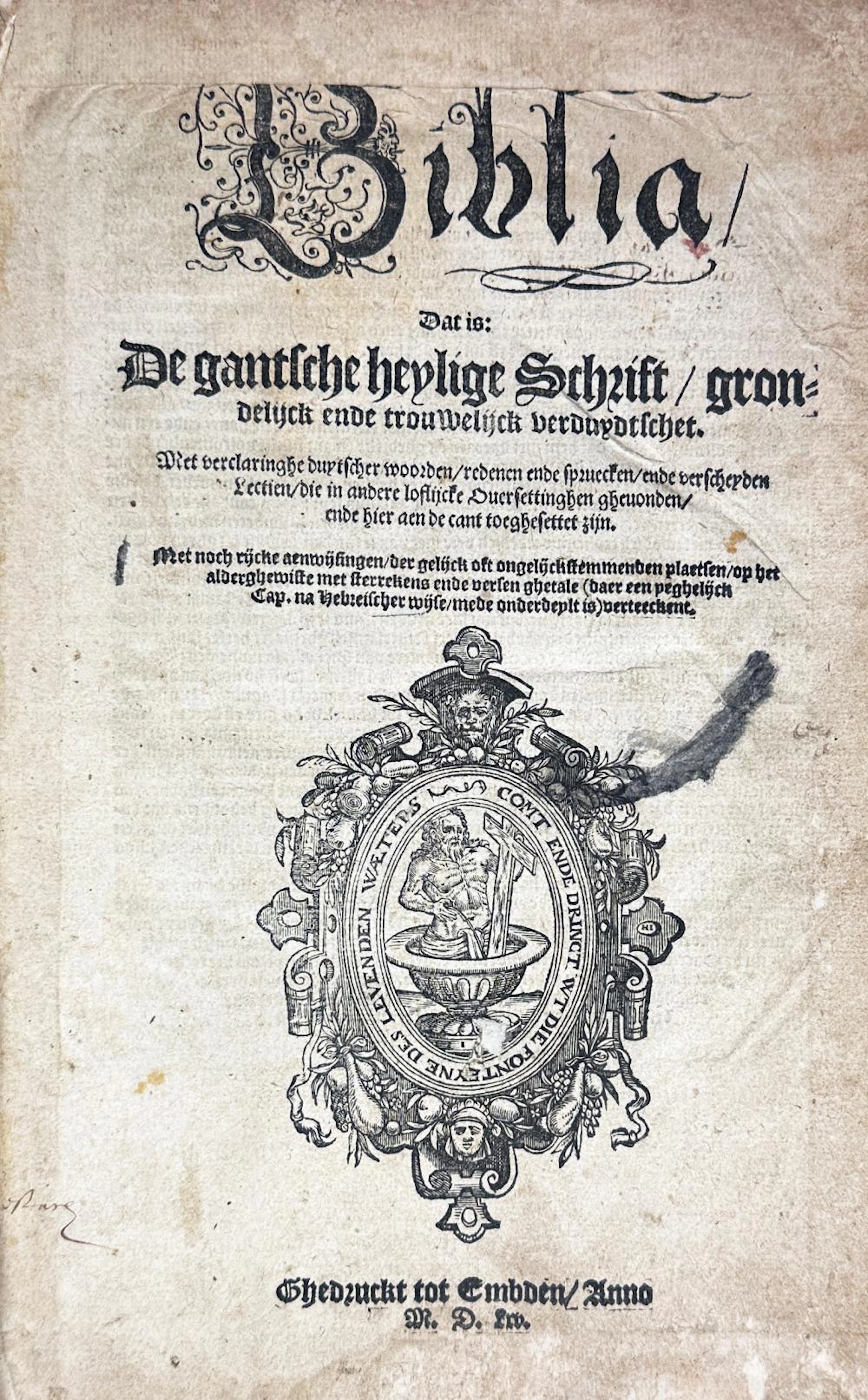 BIBLIA NEERLANDICA -- BIBLIA