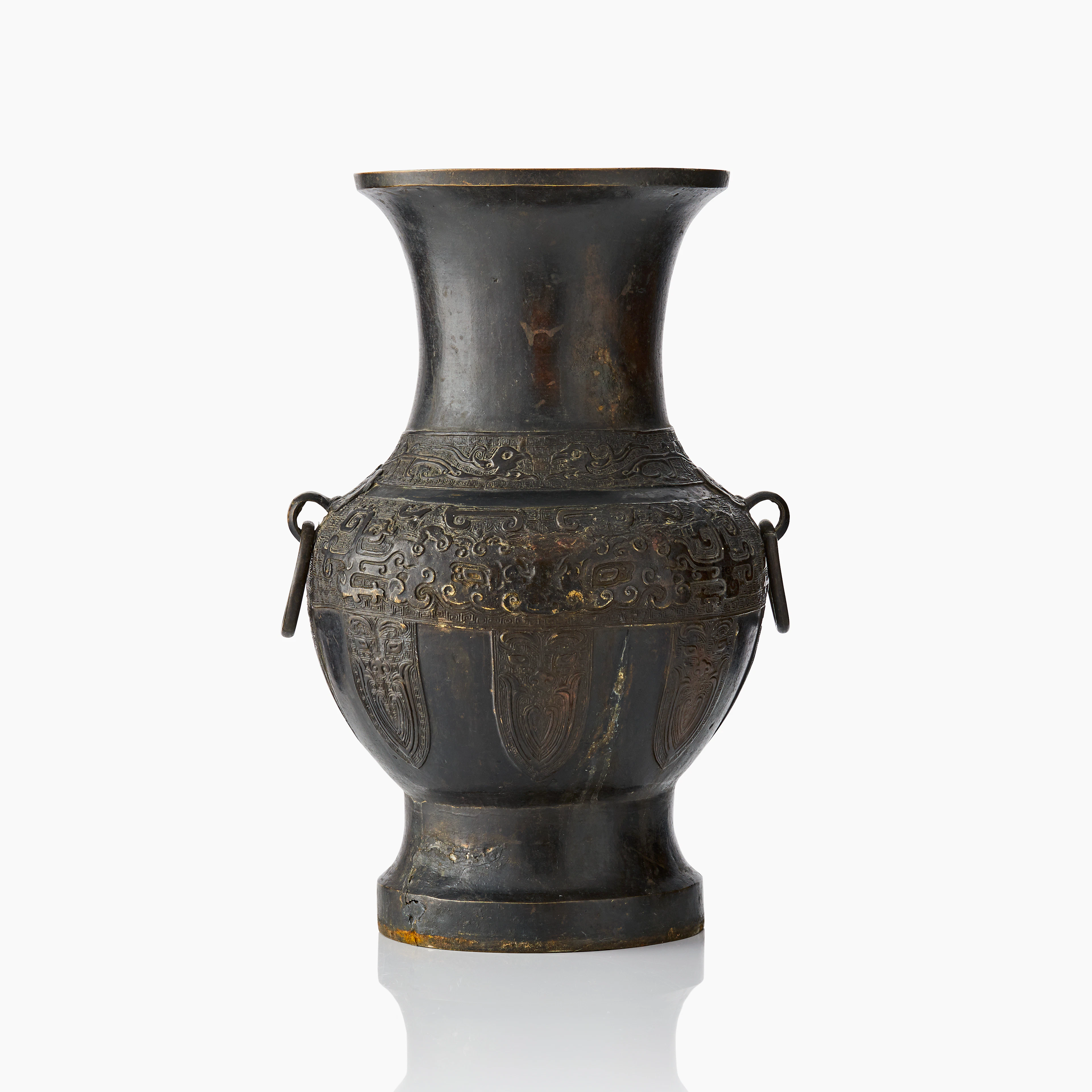 An archaistic bronze vase