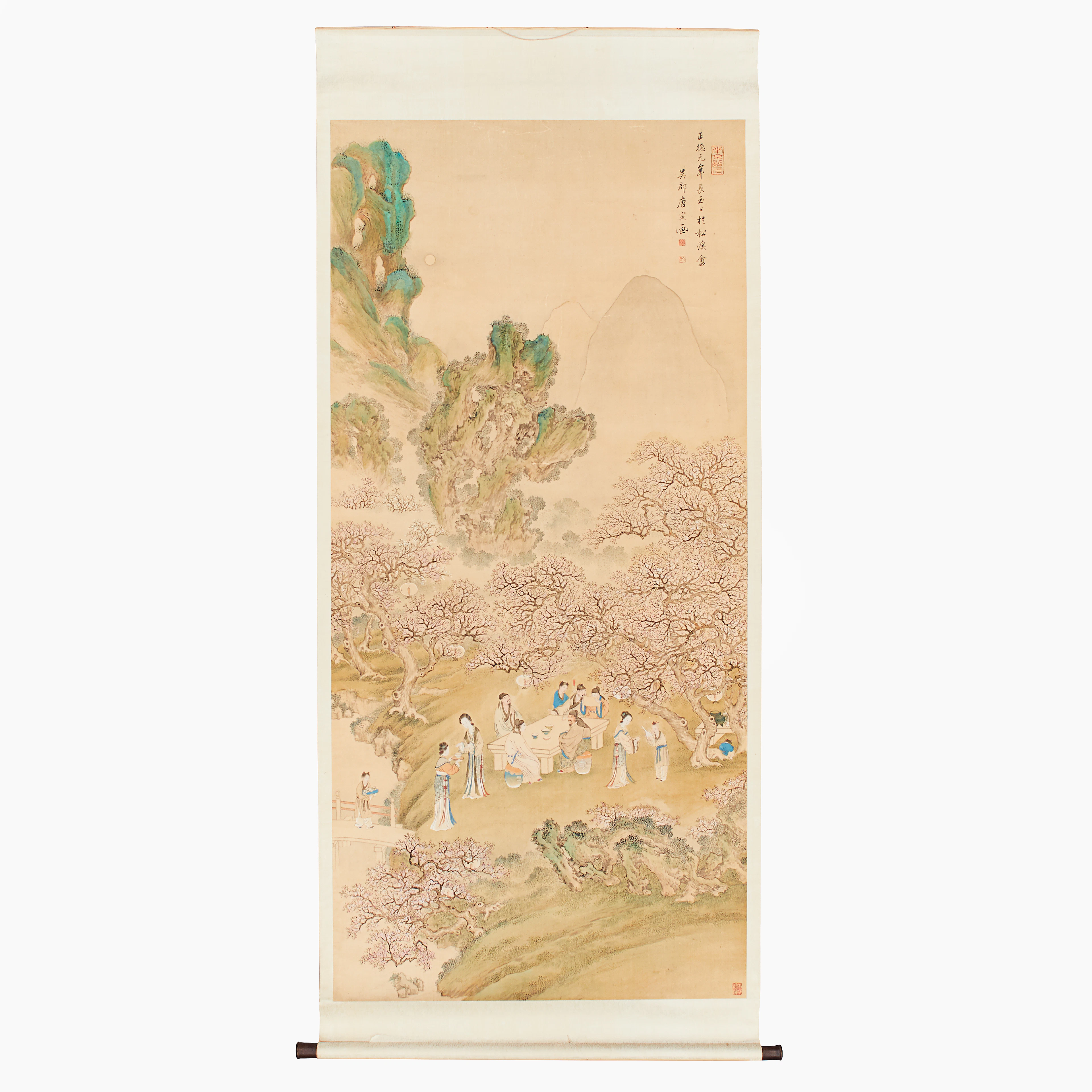 A Chinese scroll painting