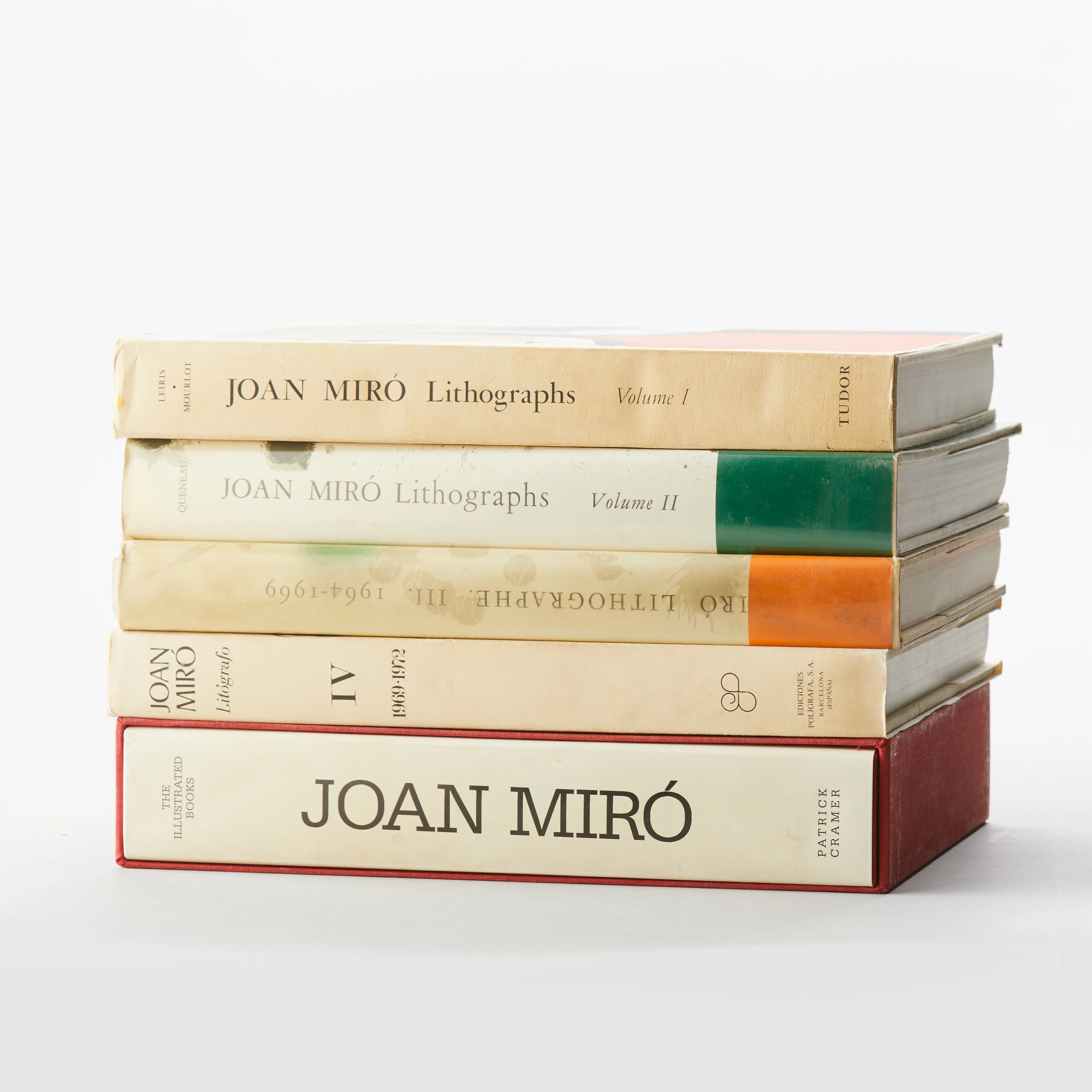 Miró Lithographe I-IV + Cramer Books