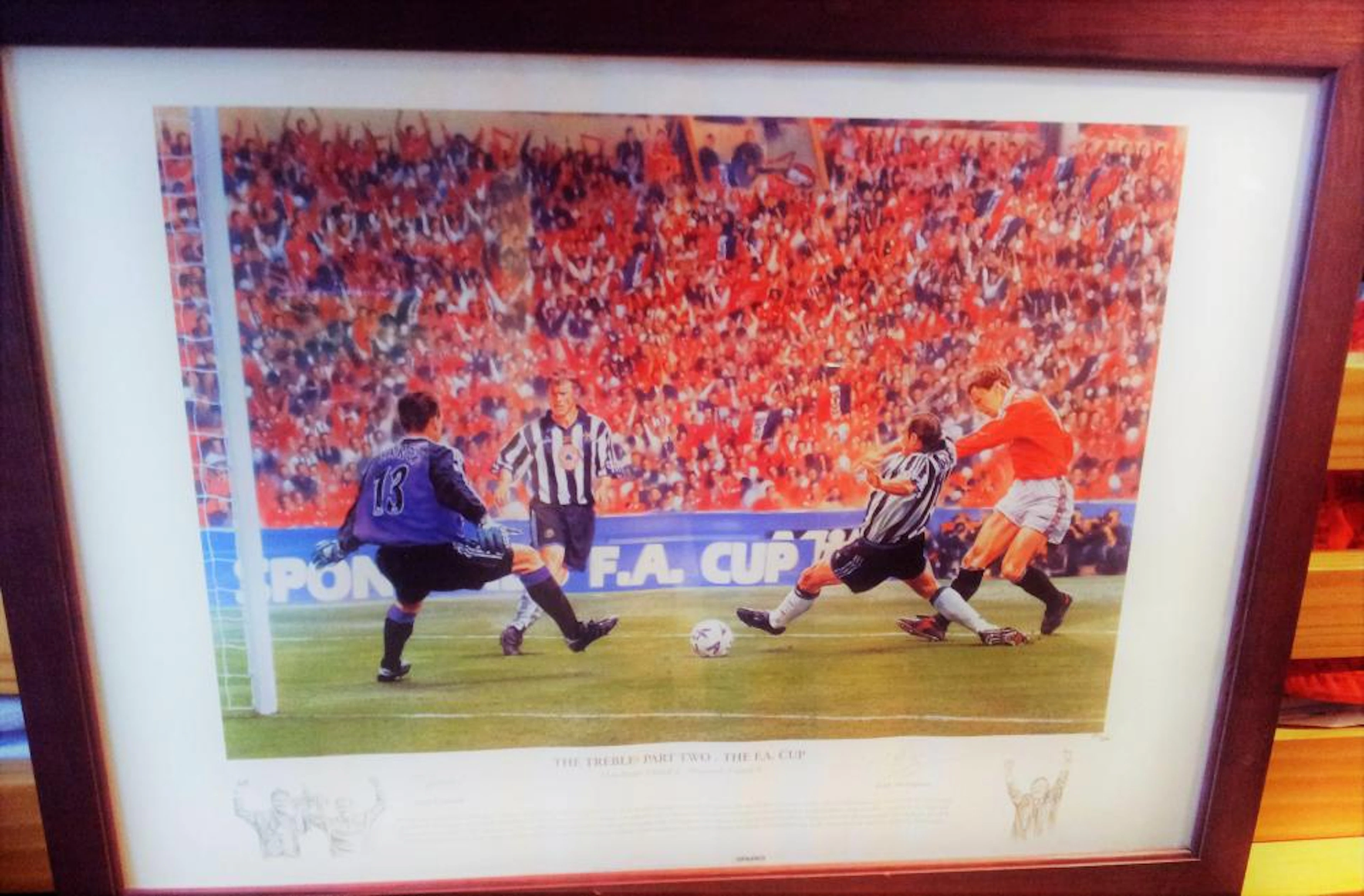 Lot 39: Limited Edition Signed Treble Season Part 2 Print...