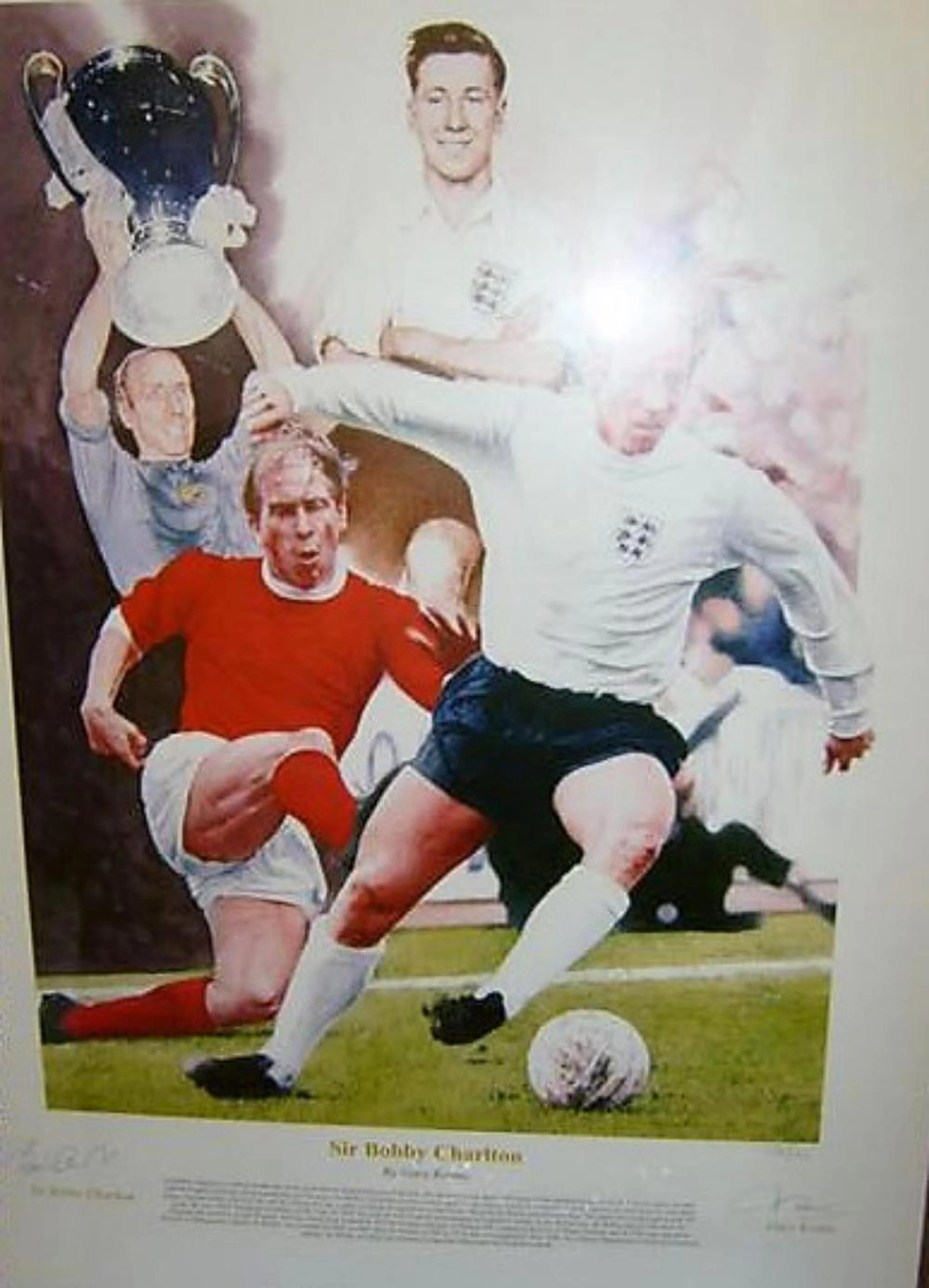 Lot 127 - Sir Bobby Charlton Signed Limited Edition Print