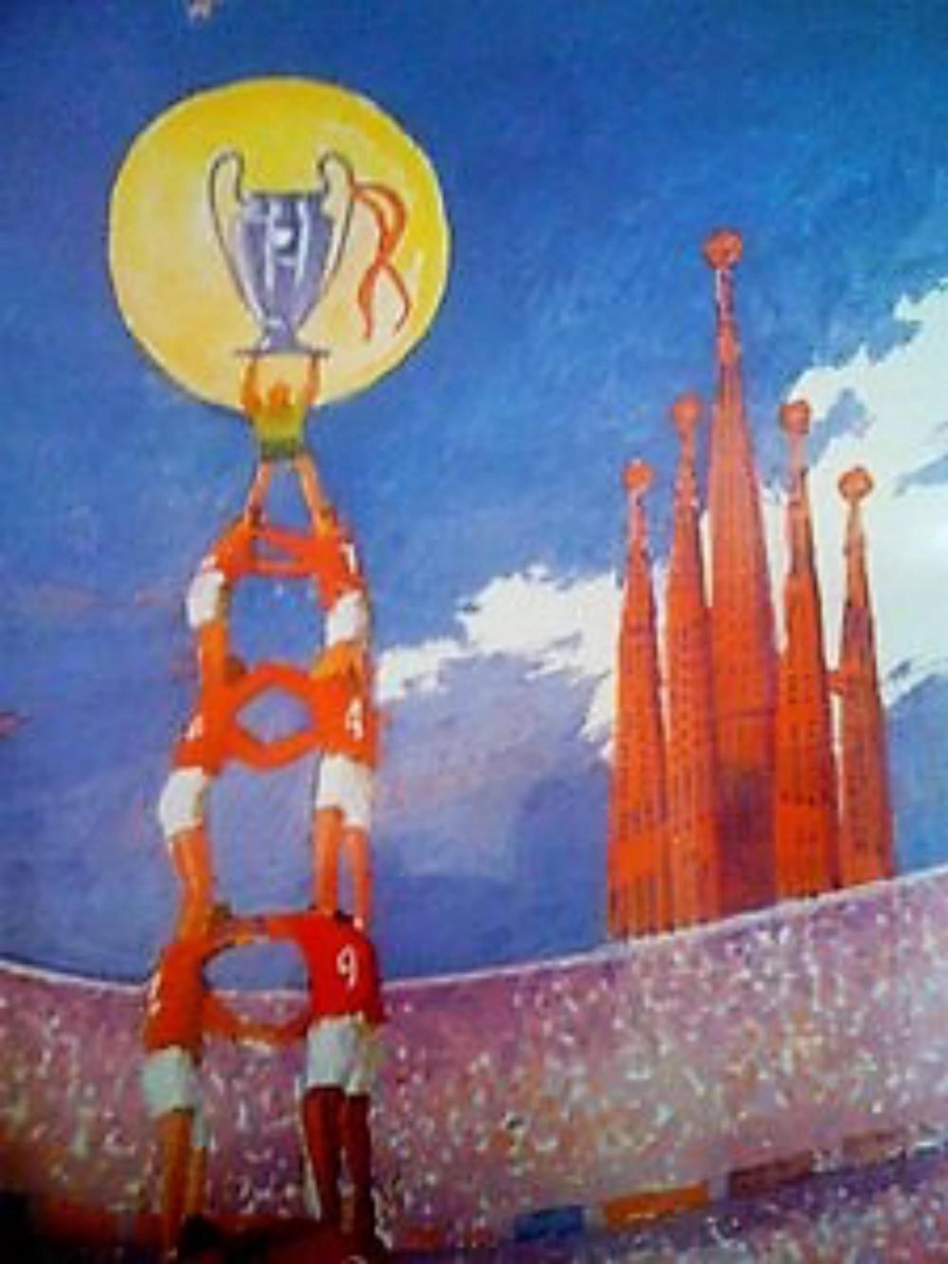 Lot 95 - 1999 Treble Celebration Print by Spanish Artist...