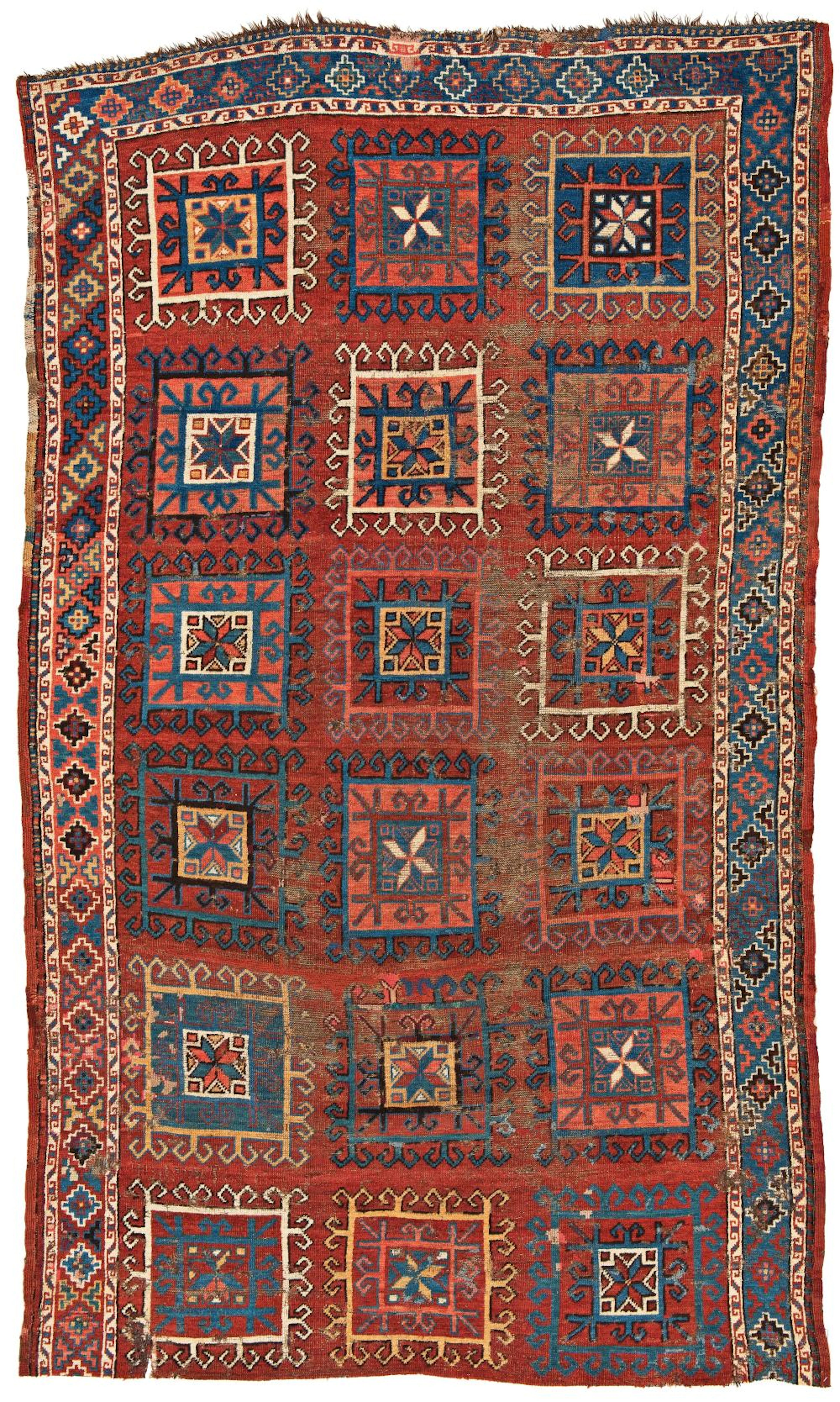 Uzbek Main Carpet Fragment