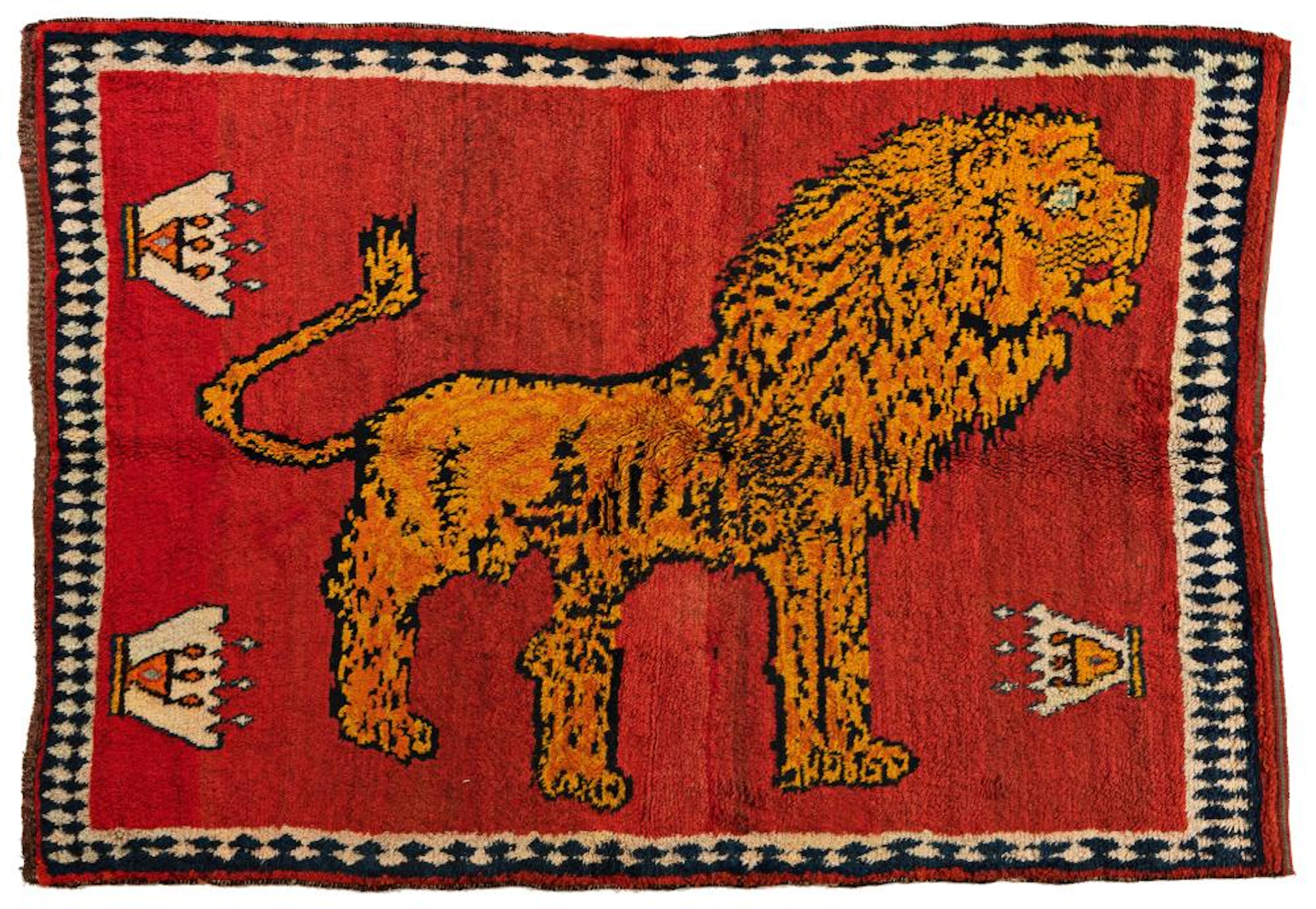 Qashqai Gabbeh Rug with Lio