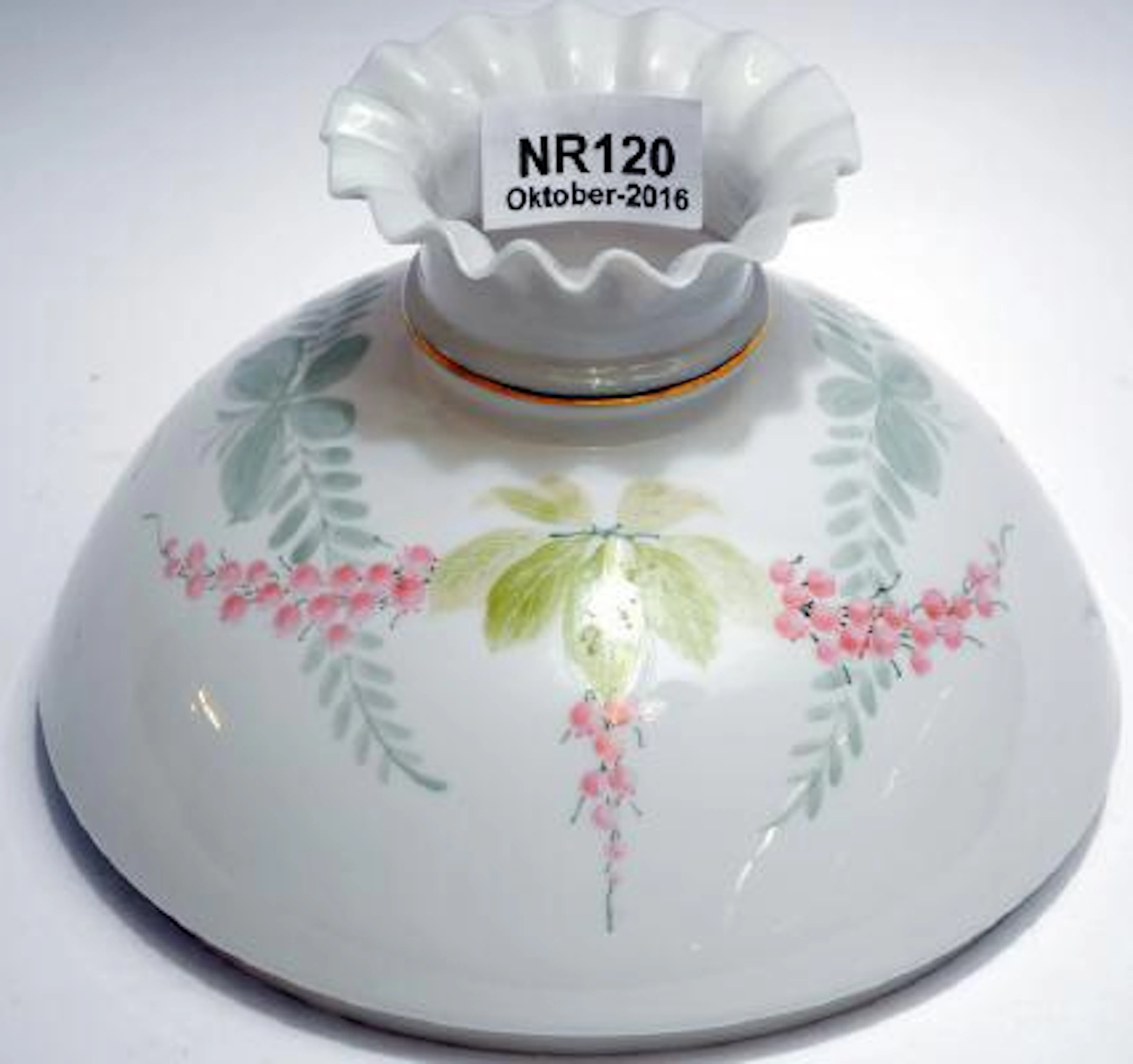 Originalkupa Opalin Handmålad Dekor