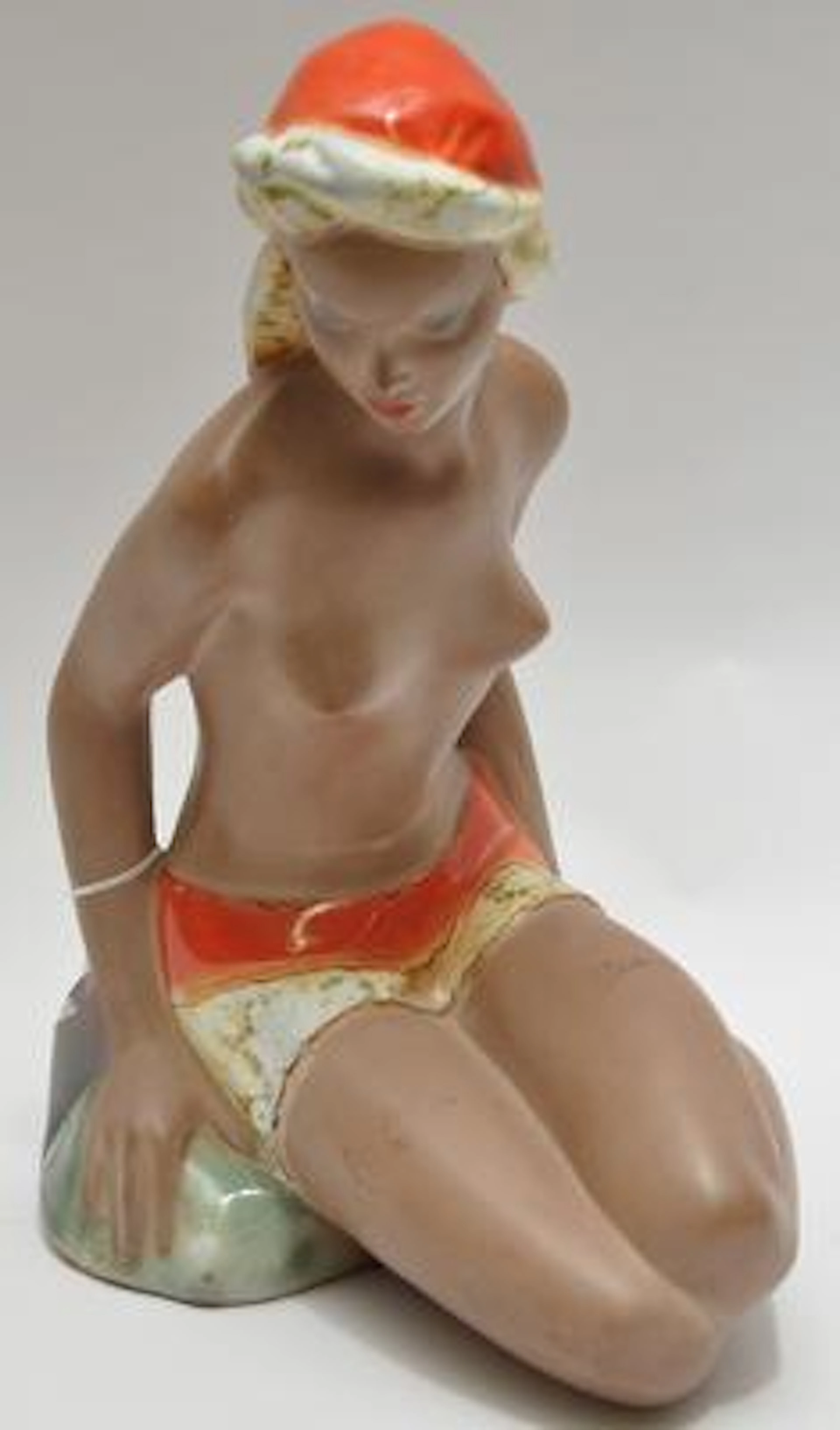 Figurin Art Deco Bernardi Konst Göteborg 1950-Tal
