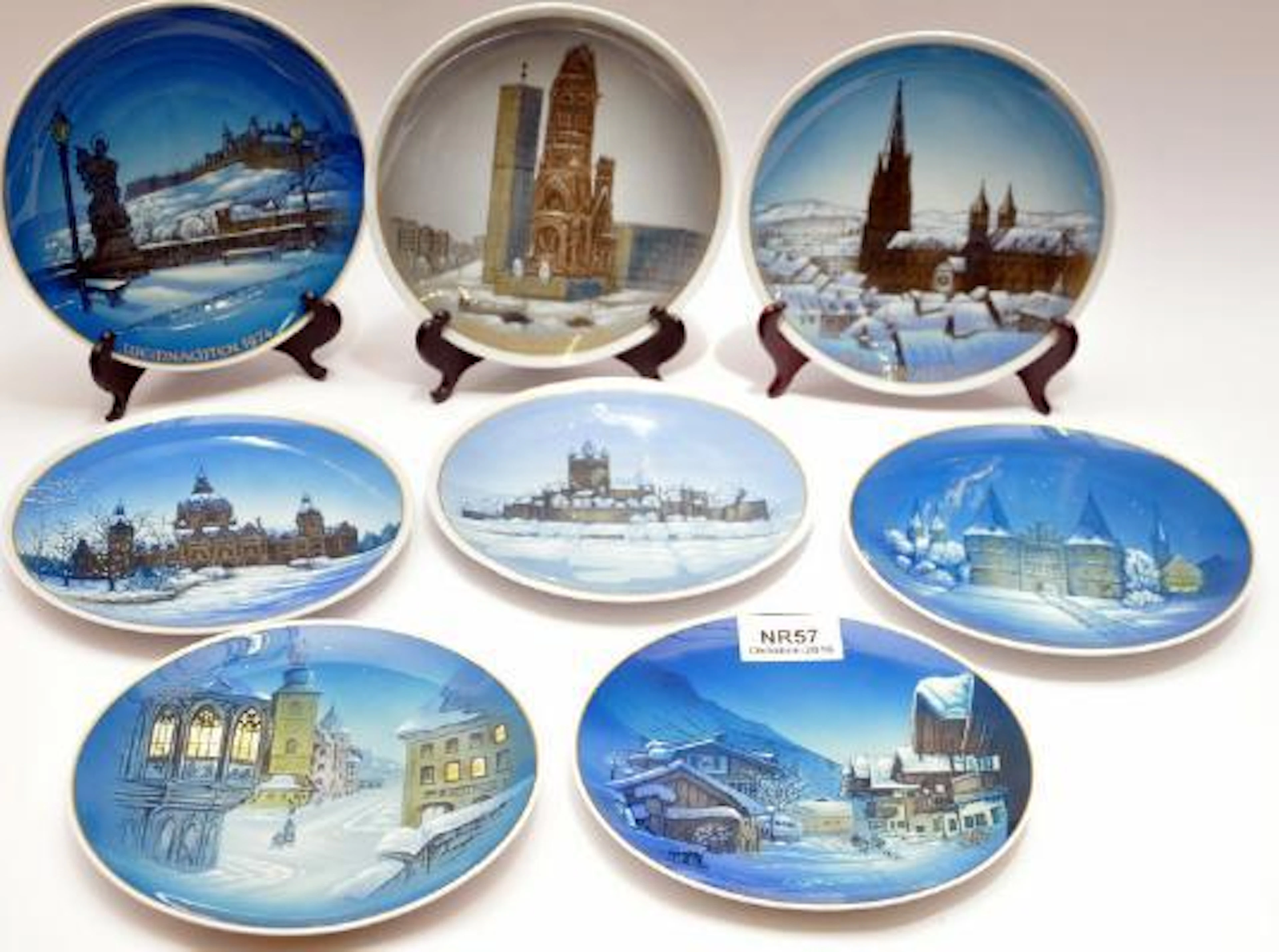 Jultallrikar Porslin Rosenthal Weihnachtsteller Georg Küspert 1971-1974