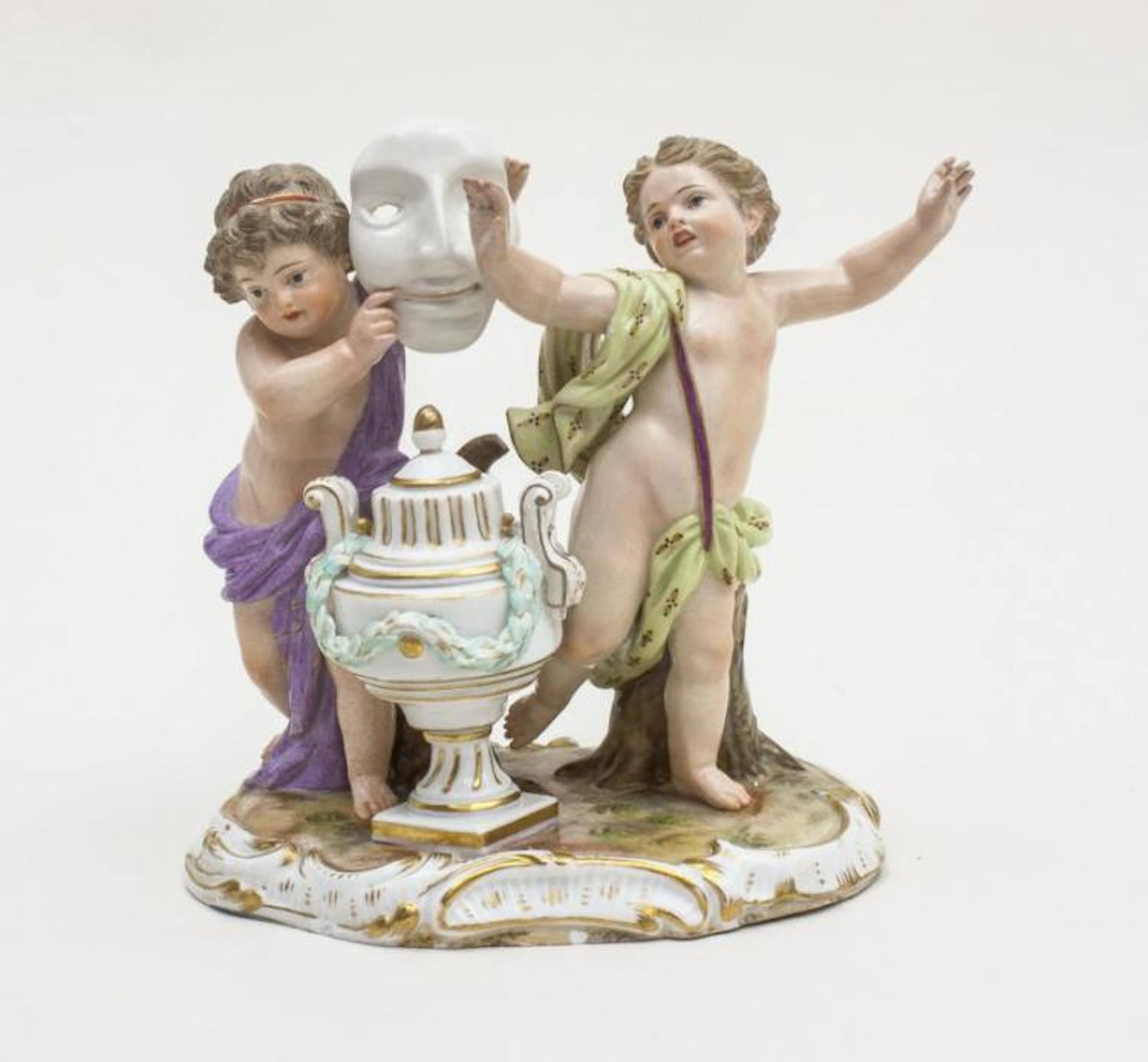 Allegorie 'Die Tragödie', Modell von Ch. G. Juechtzer, Meissen, 19. Jh.