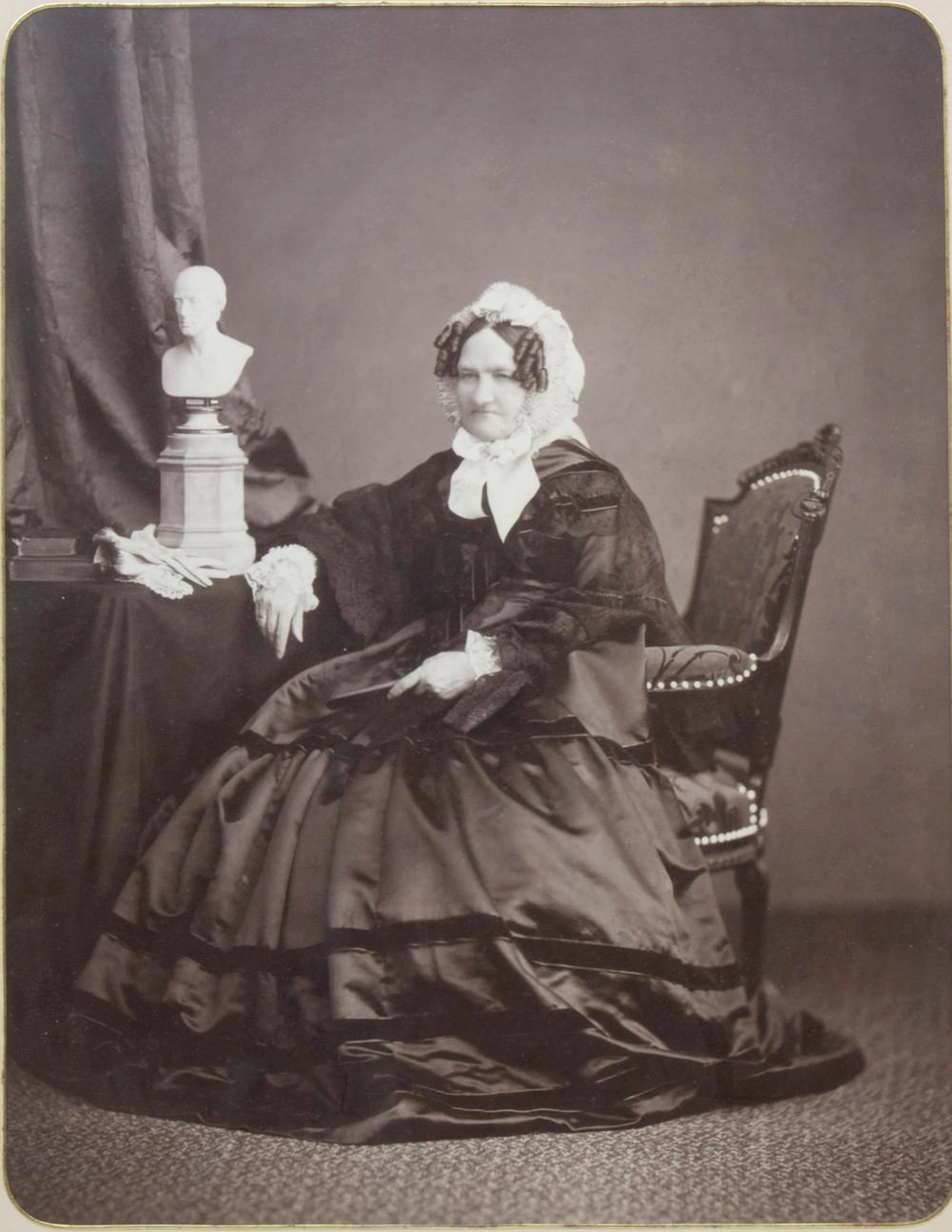 Historisches Foto der Kaiserin von Österreich Carolina...