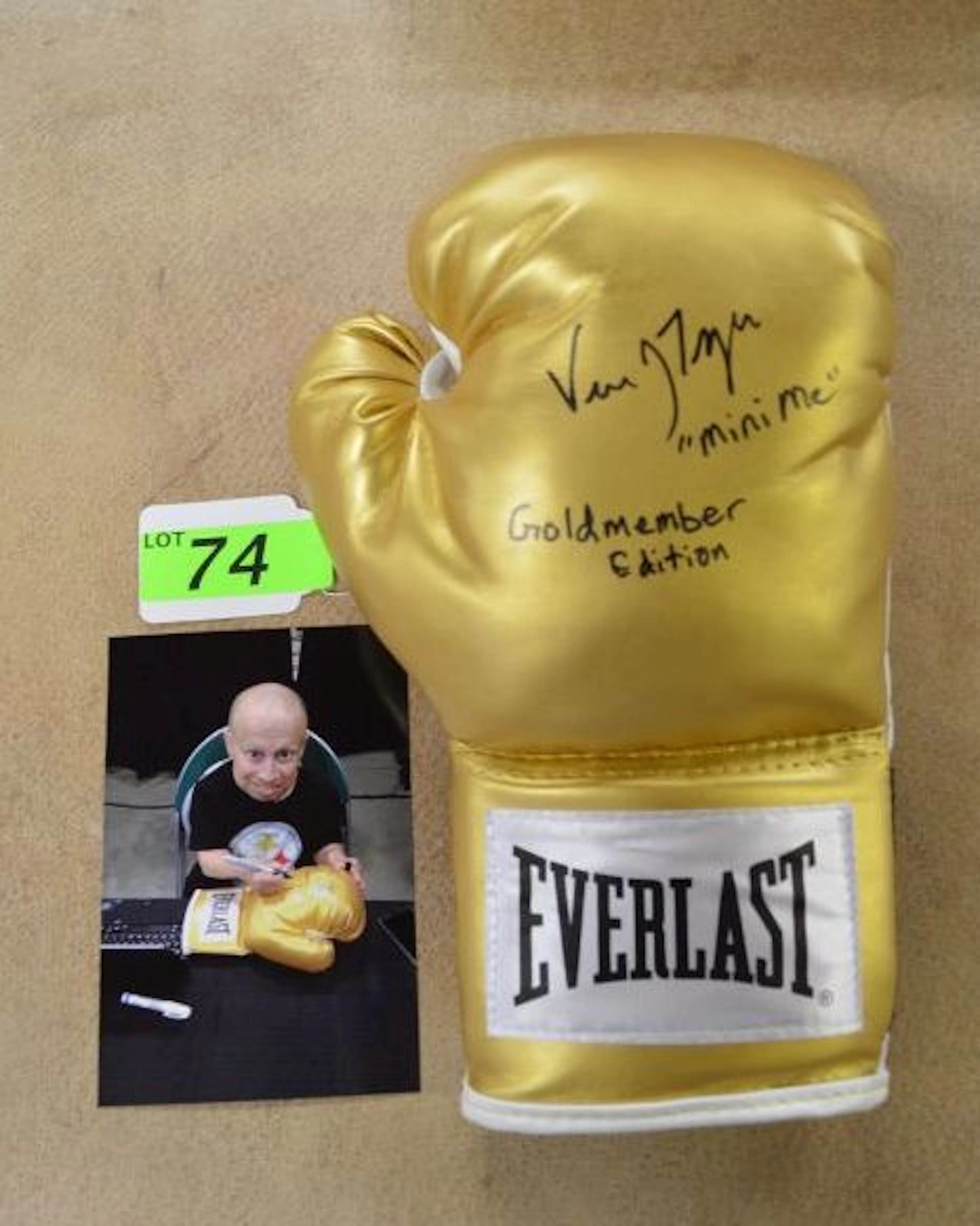 AUSTIN POWERS OWN "MINI ME" VERN TROYER AUTOGRAPHED...