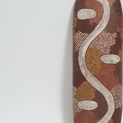 Australian Aboriginal Decorative Shield, 20th century -