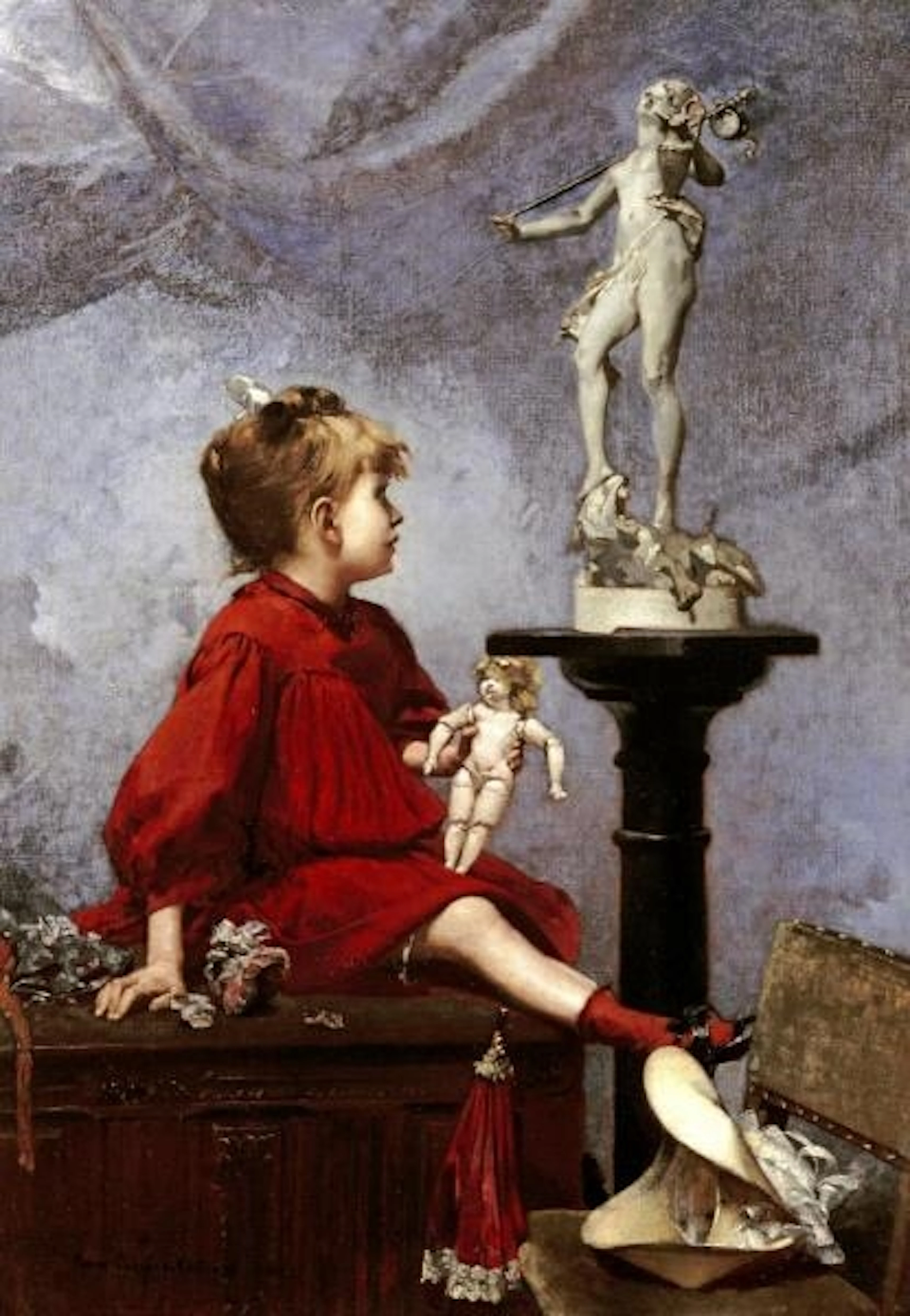 Louis-robert Carrier-belleuse - The Doll
