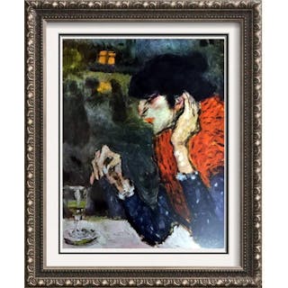 Pablo Picasso The Absithe Drinker c.1901 Fine Art Print