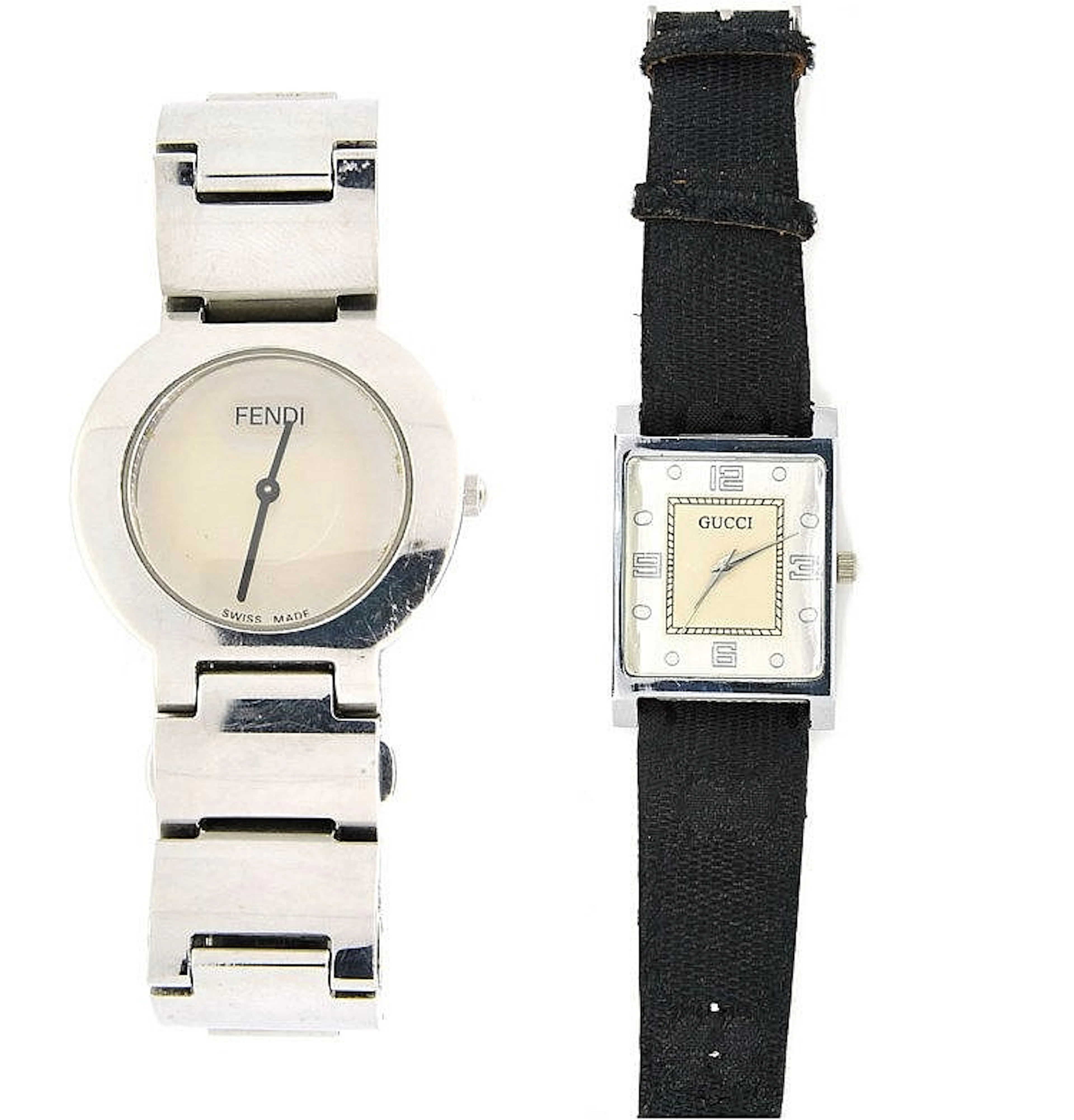 GUCCI n° 9190 et FENDI Lot de 2 montres